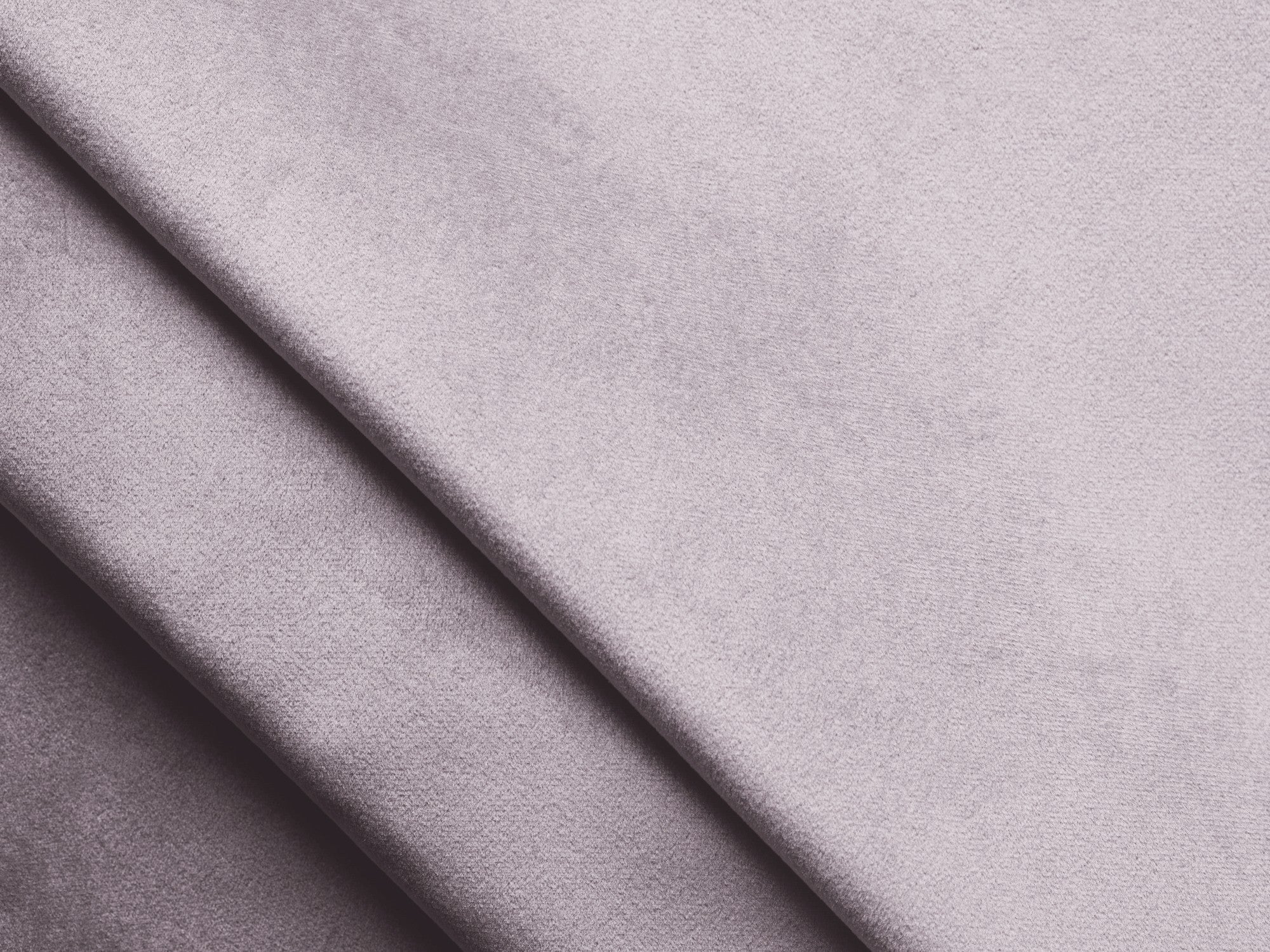 Left-facing velvet corner sofa bed KONA in lavender