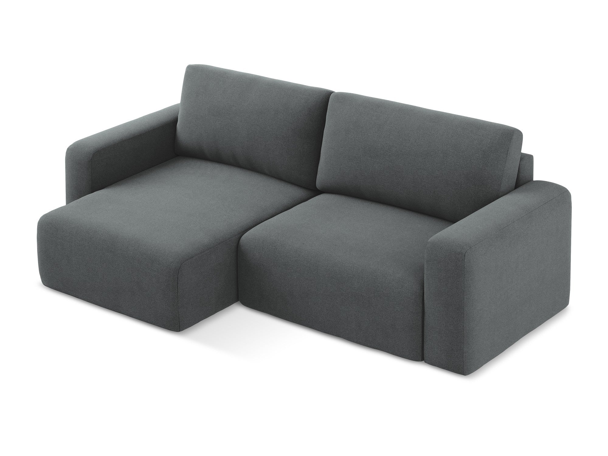 Linksseitige Schlafcouch KONA grau