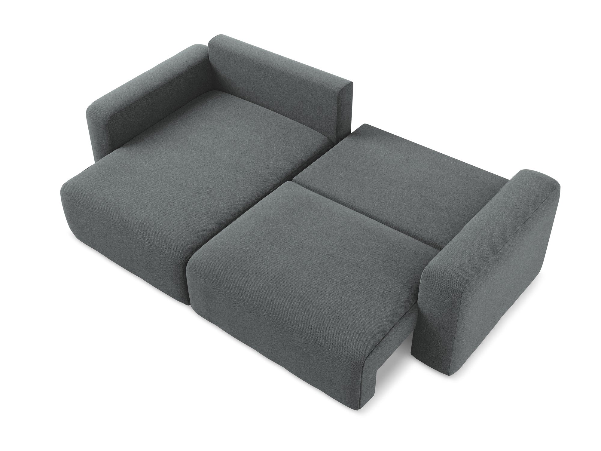 Linksseitige Schlafcouch KONA grau