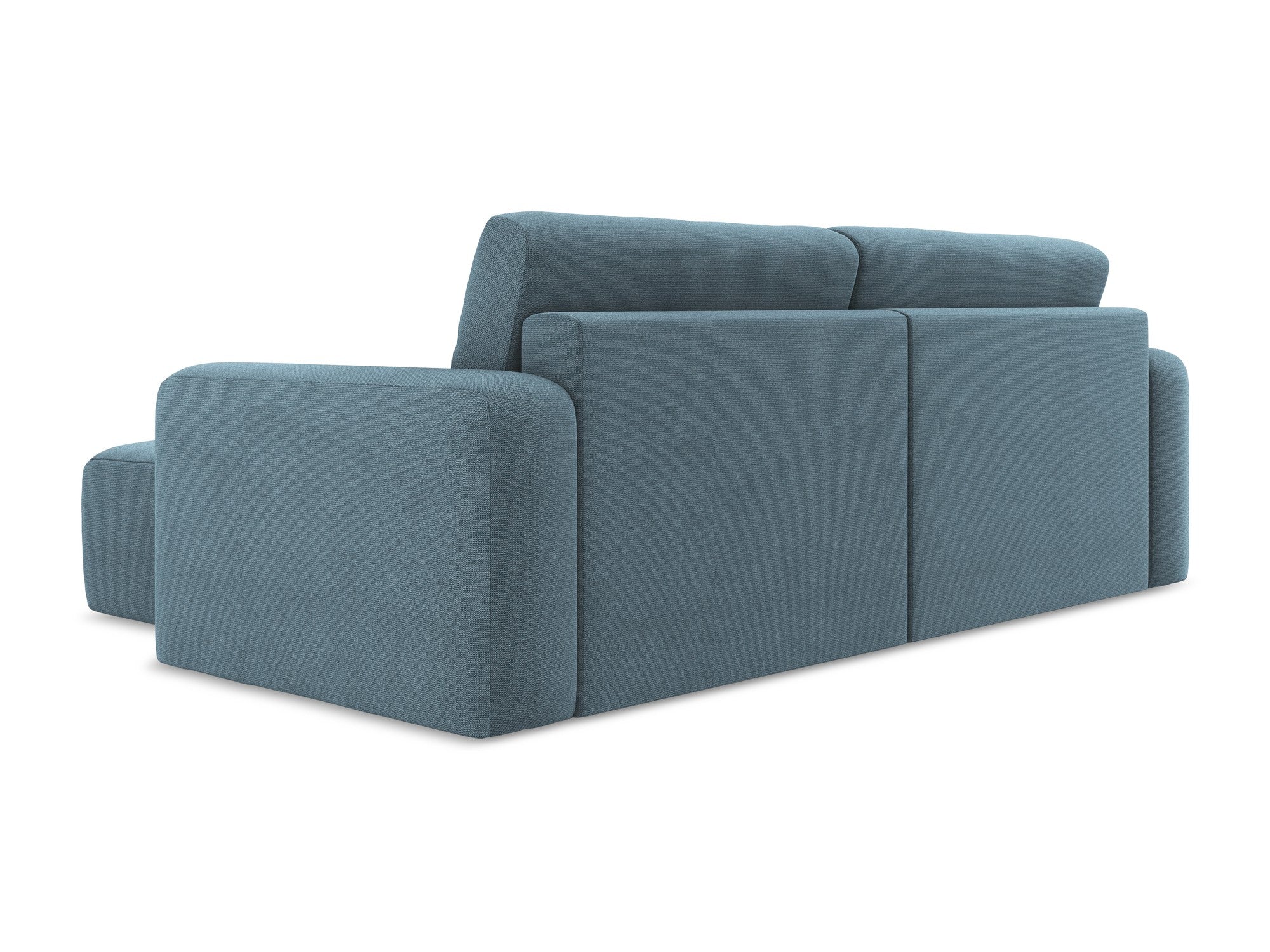 Rechtsseitige Schlafcouch KONA in Hellblau