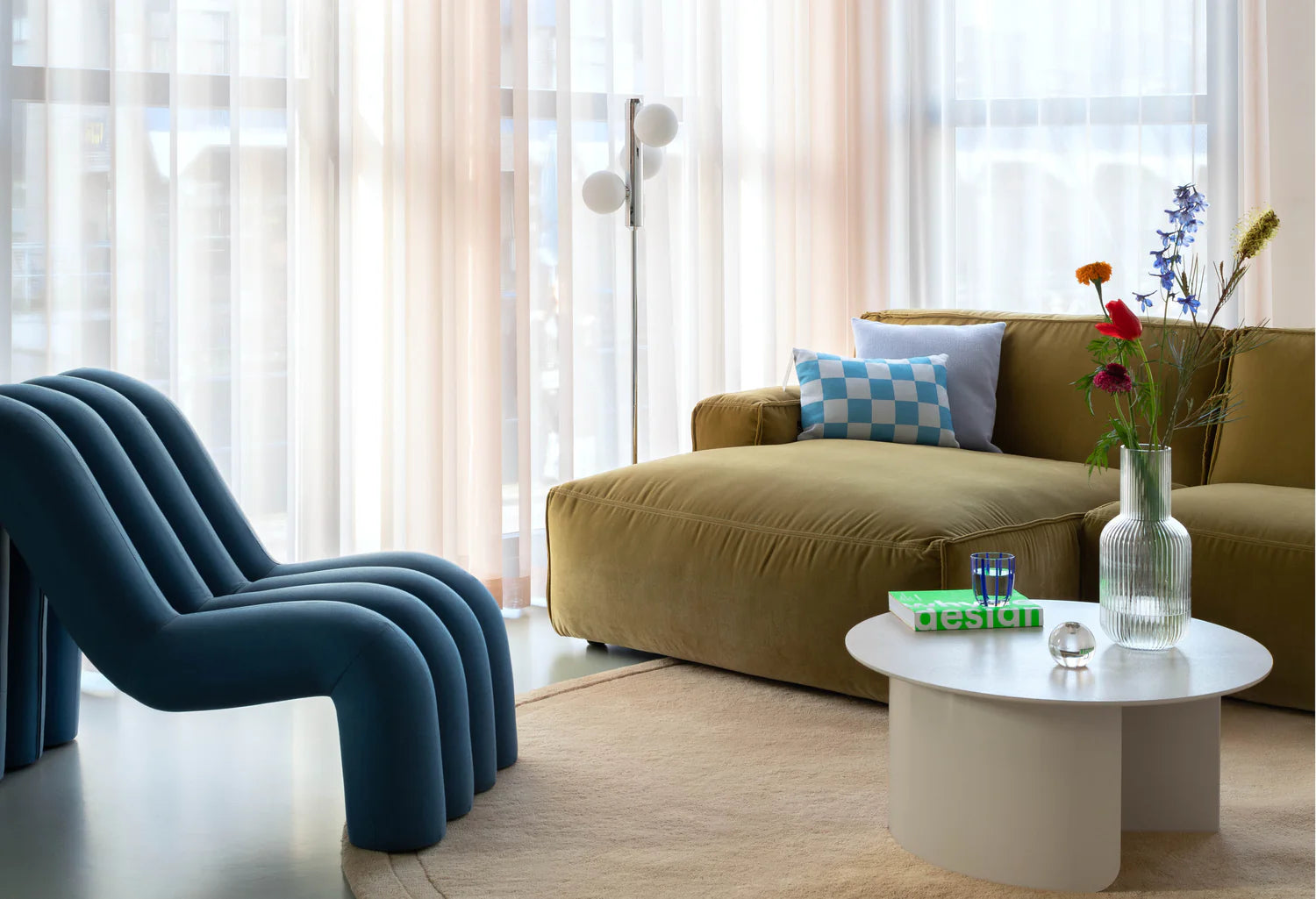 Lampa podłogowa KAKTEE liliowy