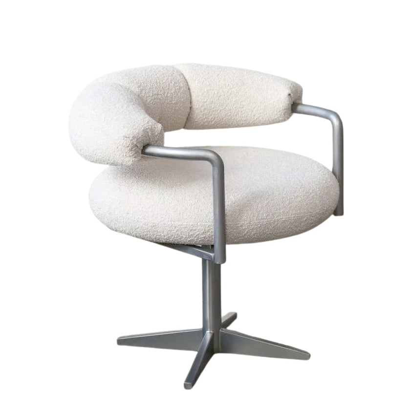 CROISSANT upholstered swivel chair