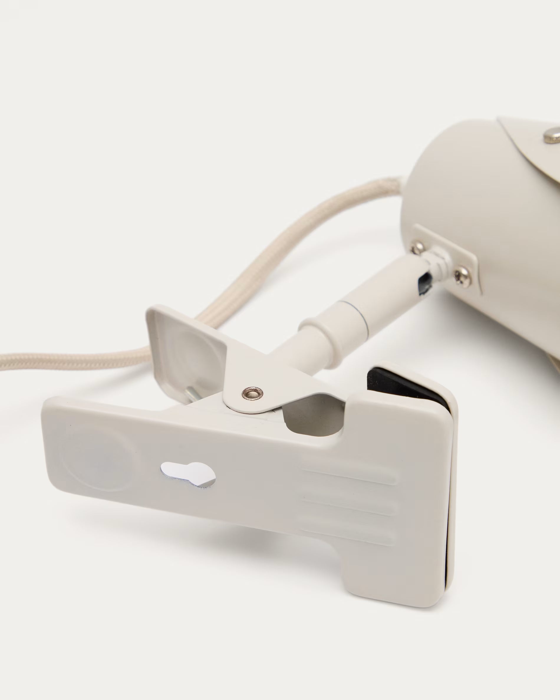 Lampa biurkowa z klipsem JULA szary