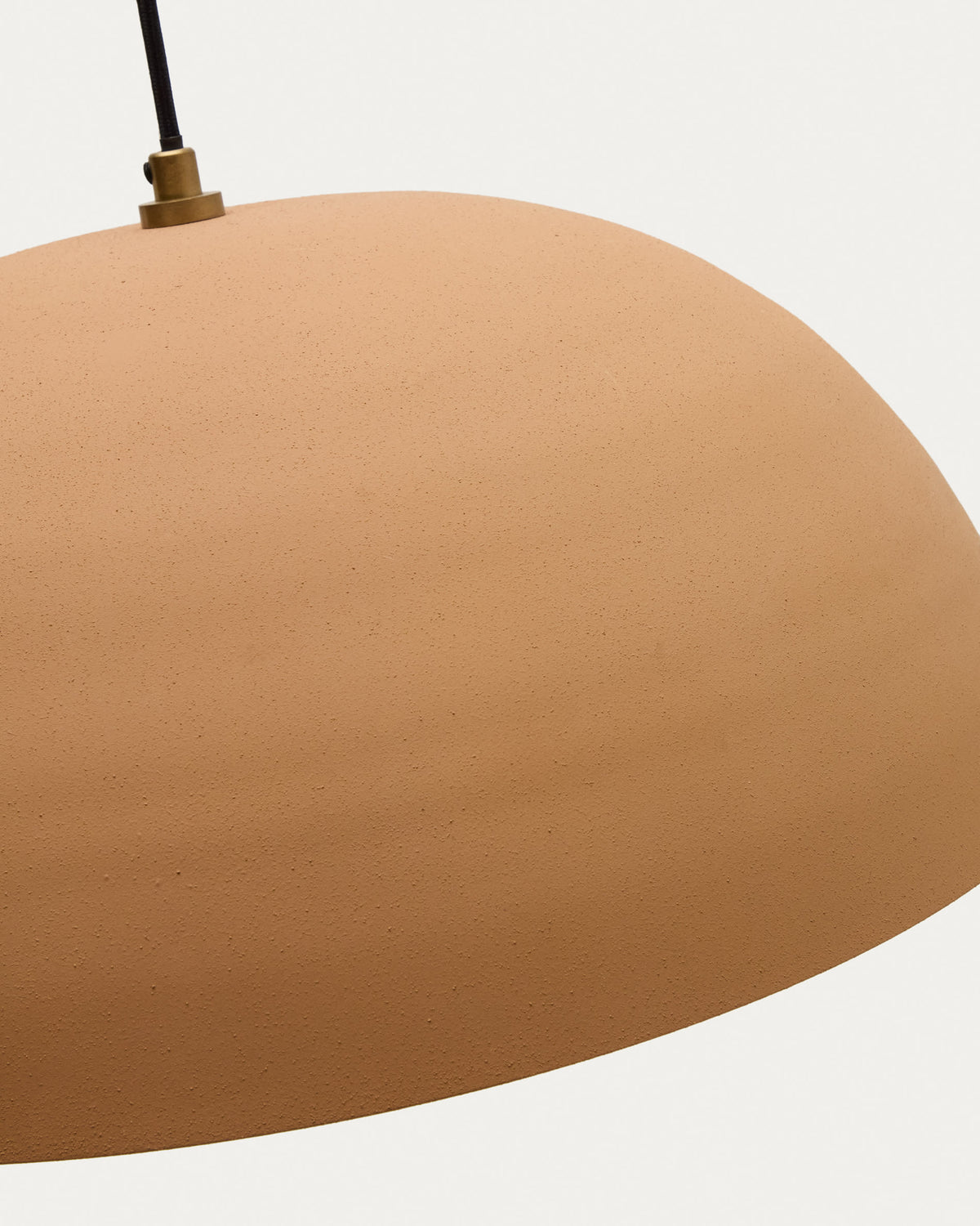 Lampa wisząca NIBLA terakotowy metal – ujęcie 3