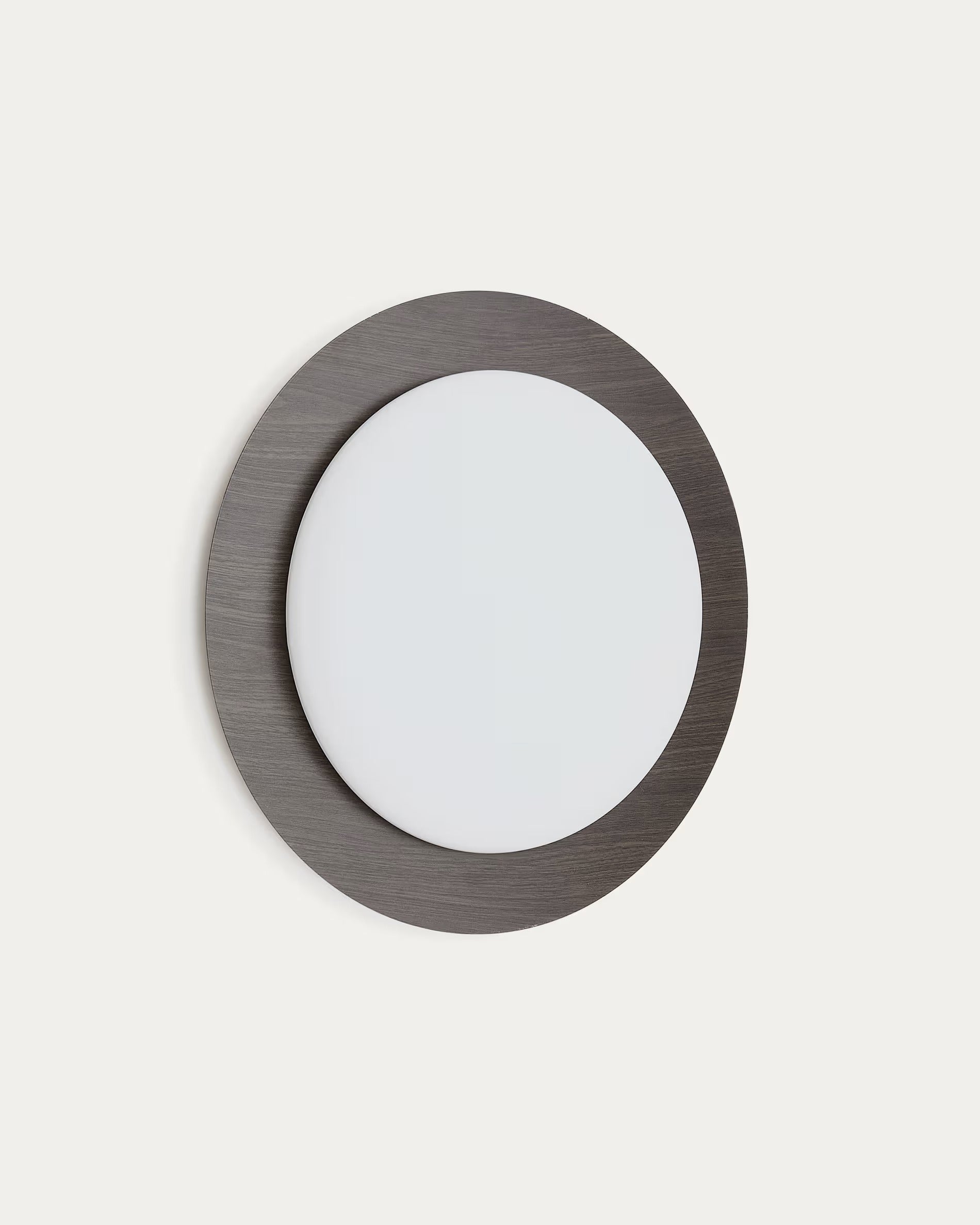 Plafon NOVAE ciemnobrązowa stal z efektem drewna