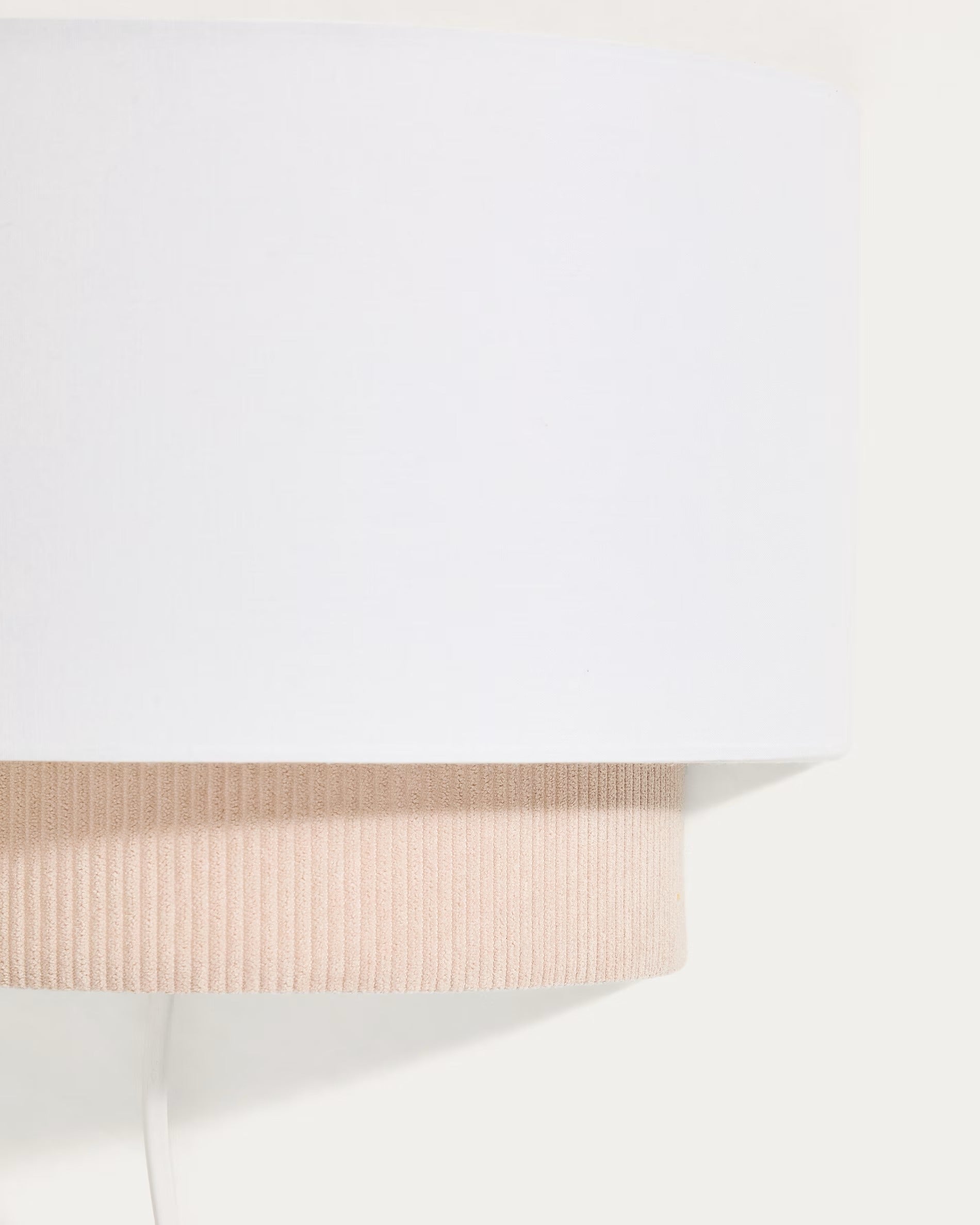 Wandleuchte BIANELLA beige mit Weiß