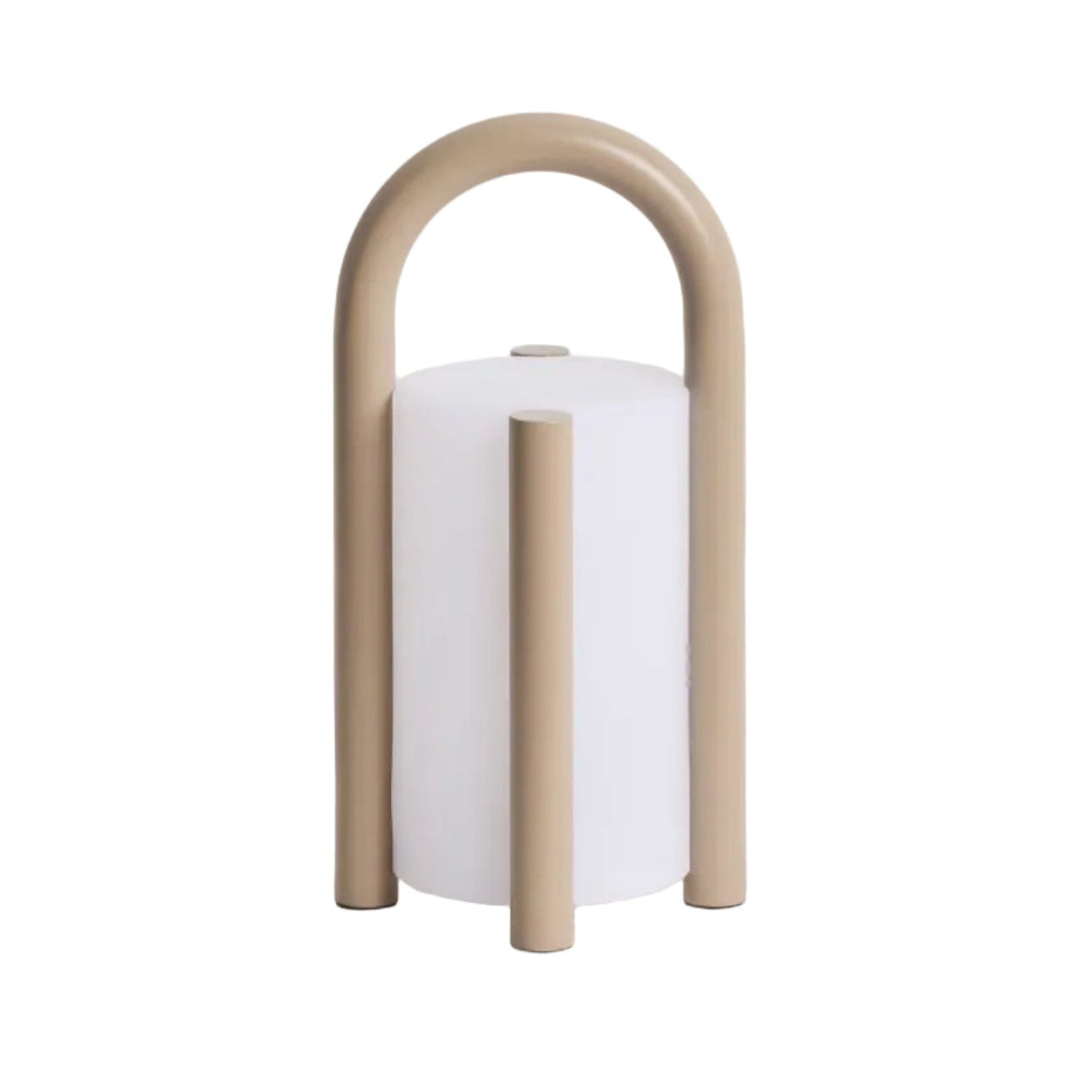 Tragbare Gartenlampe LEROS taupe