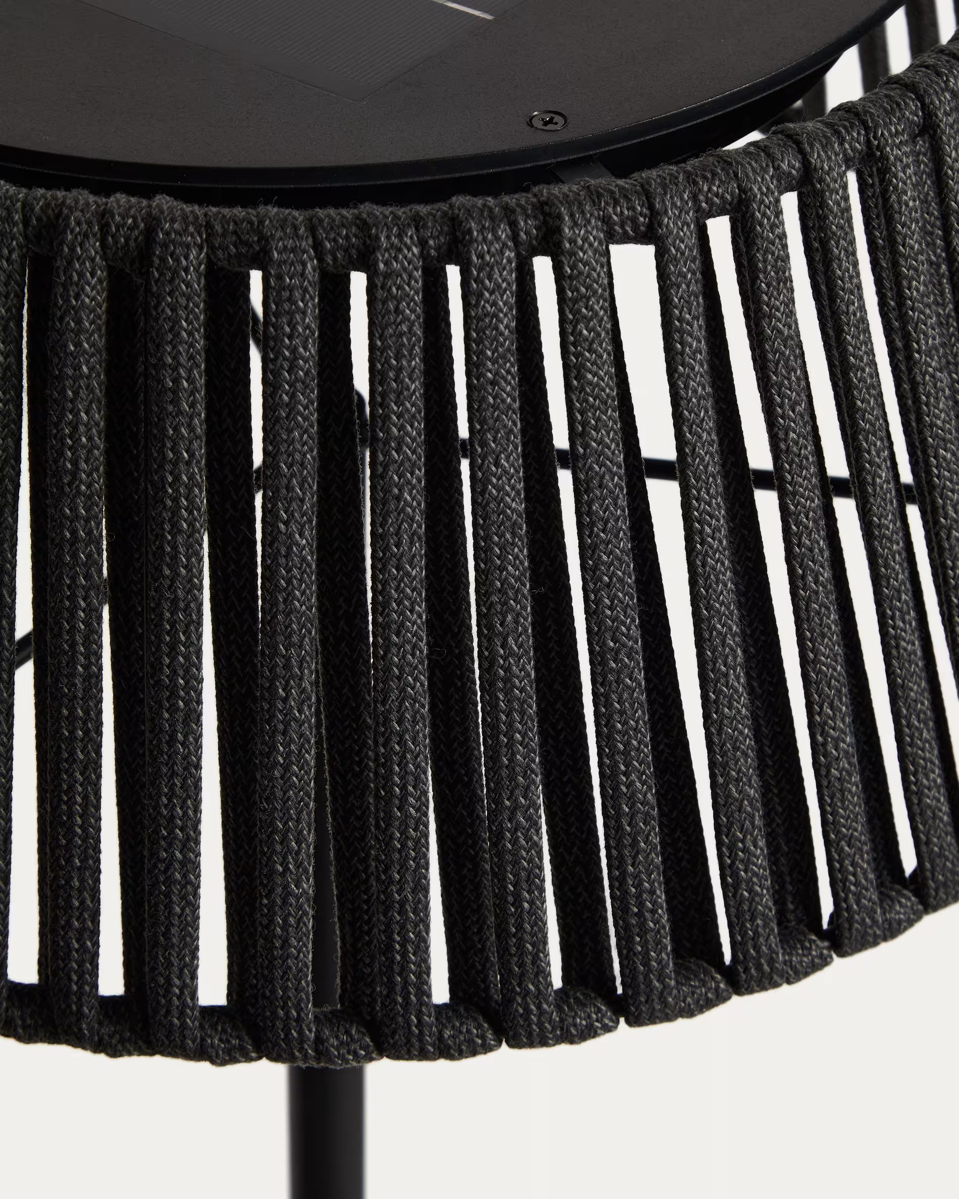 Lampa ogrodowa podłogowa solarna ALDET czarny