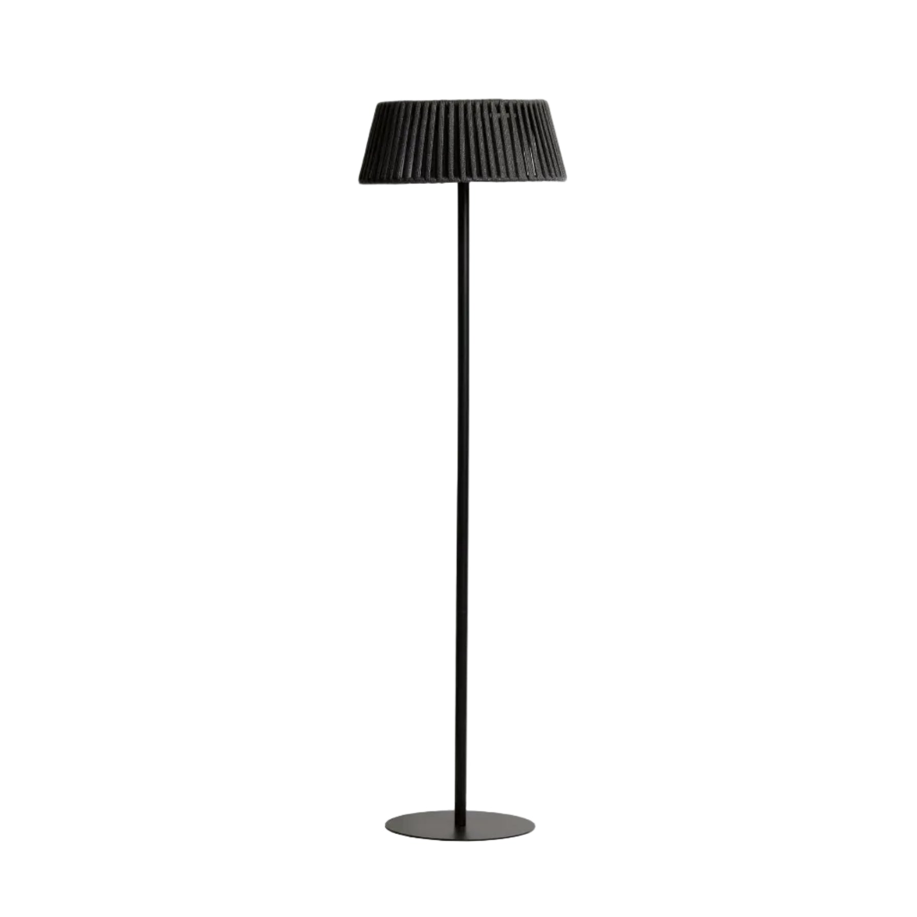 Lampa ogrodowa podłogowa solarna ALDET czarny