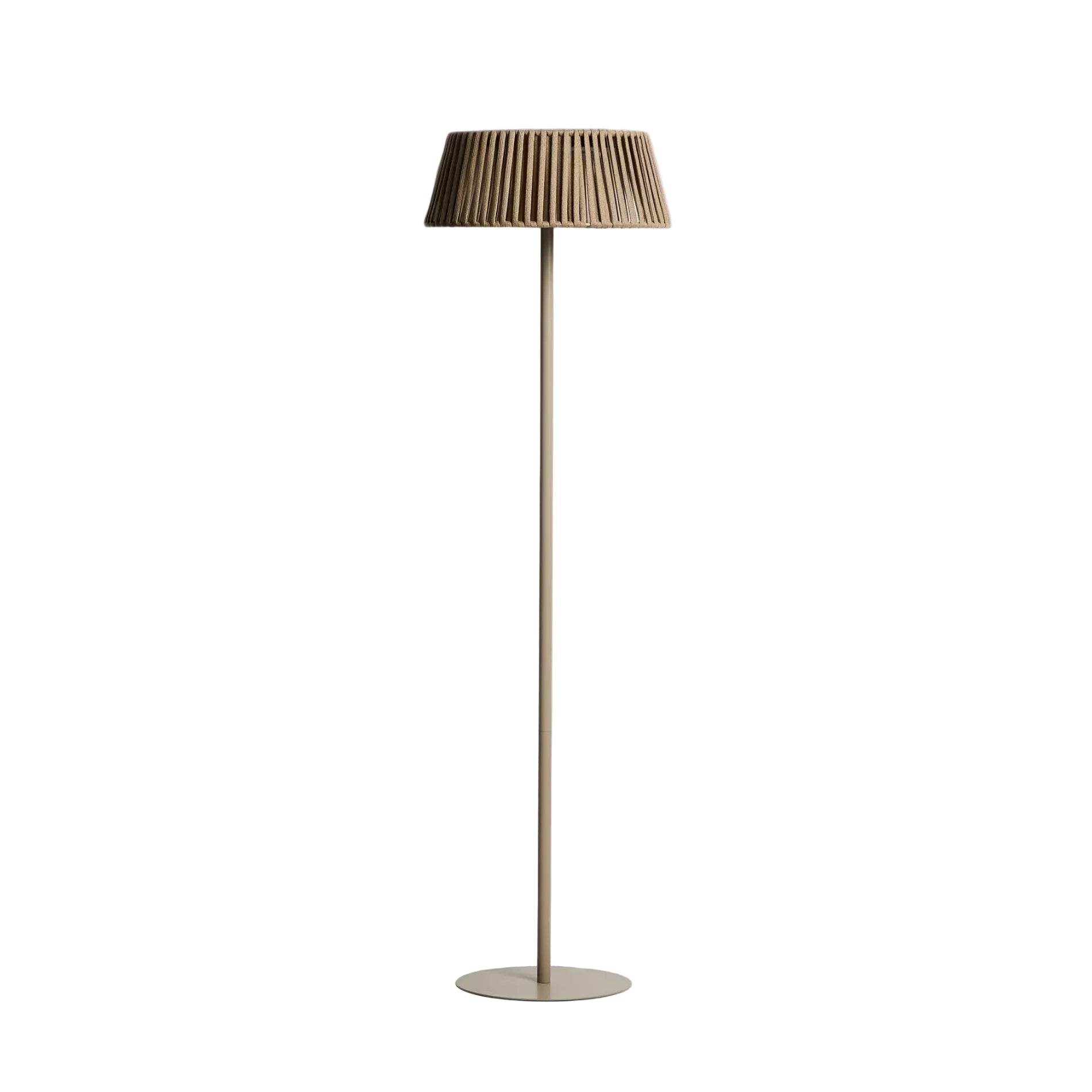 Lampa ogrodowa podłogowa solarna ALDET beżowy