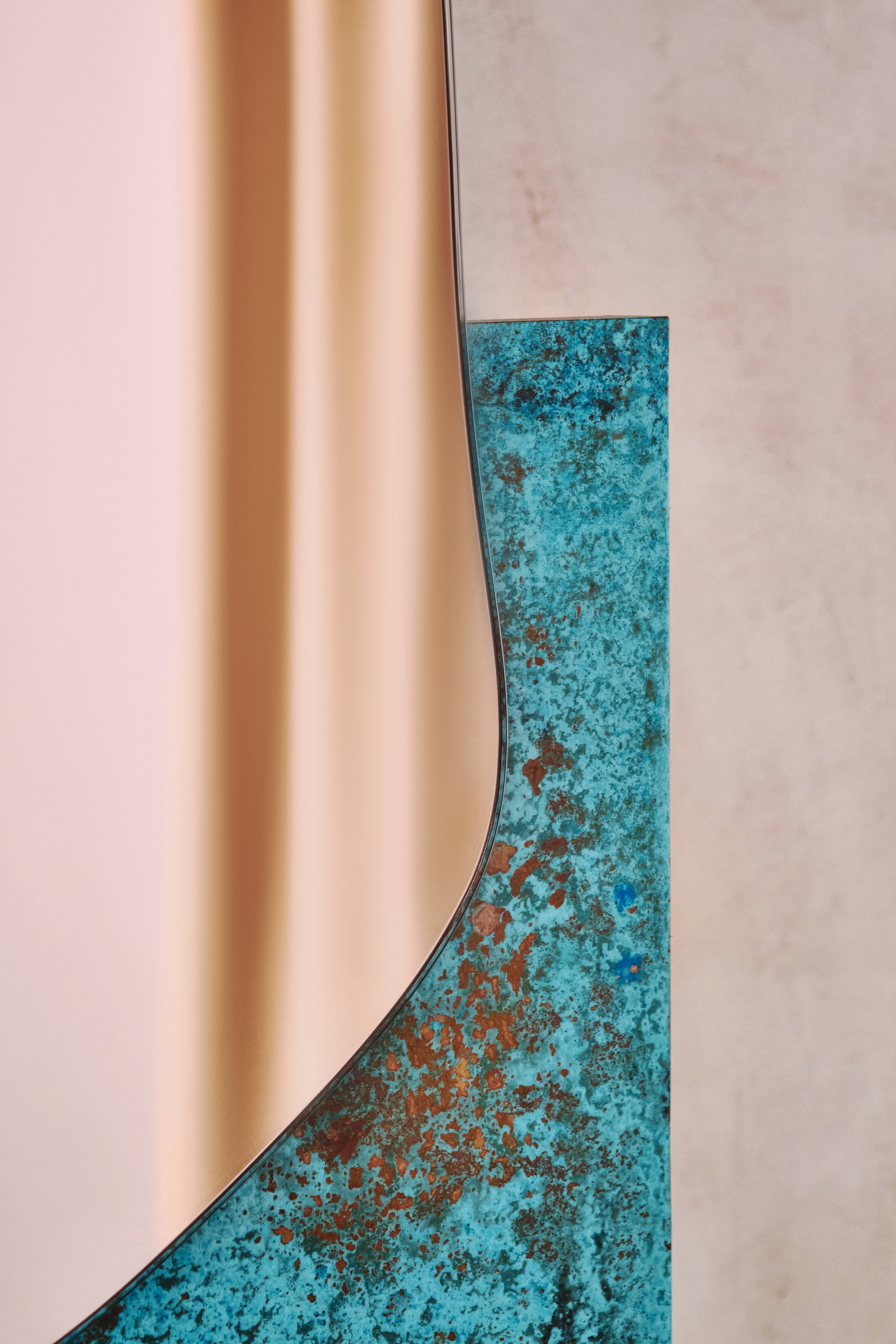 LAKE 3 Mirror - LIMITED EDITION oxidized copper