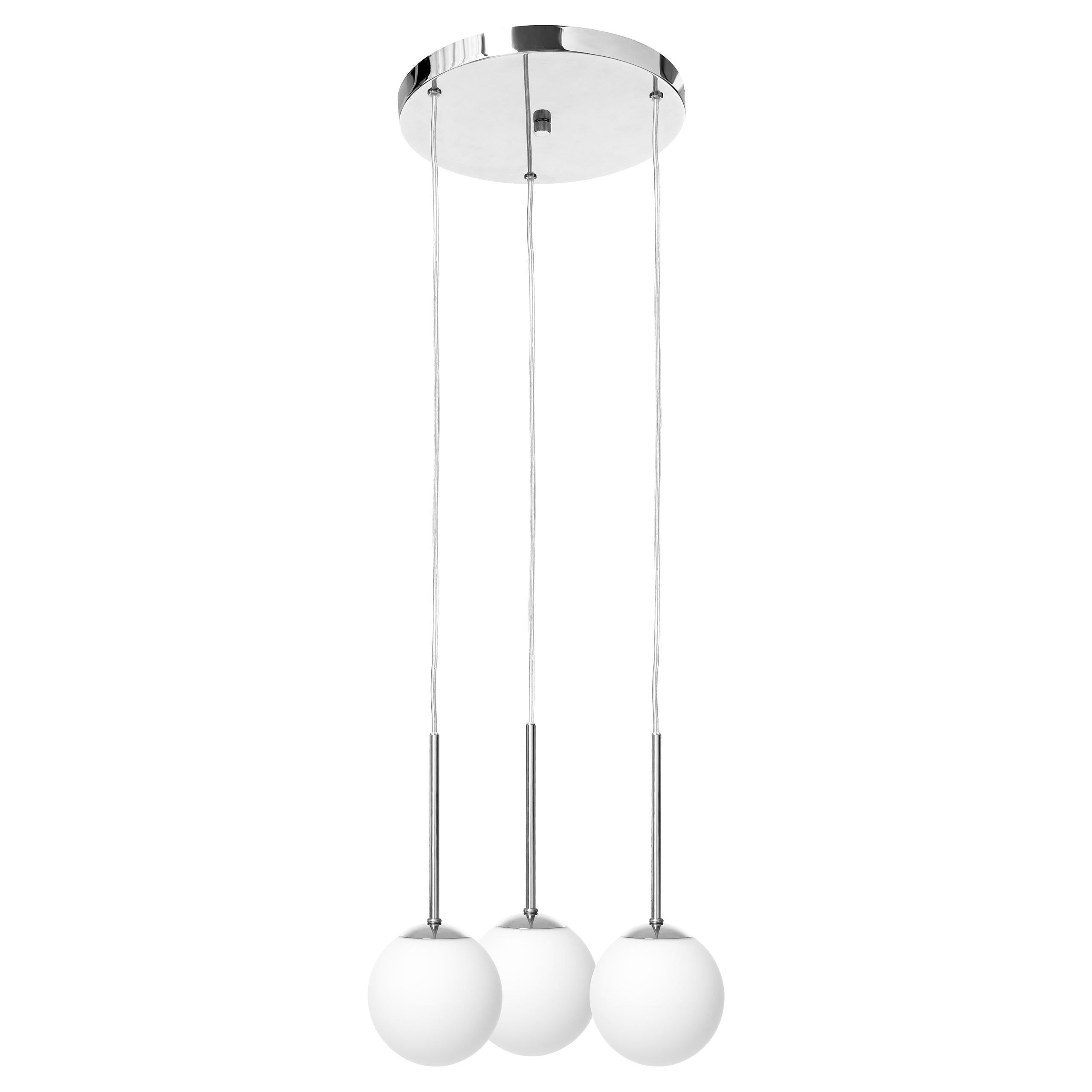 Lampa wisząca trzypunktowa LAMIA chrom