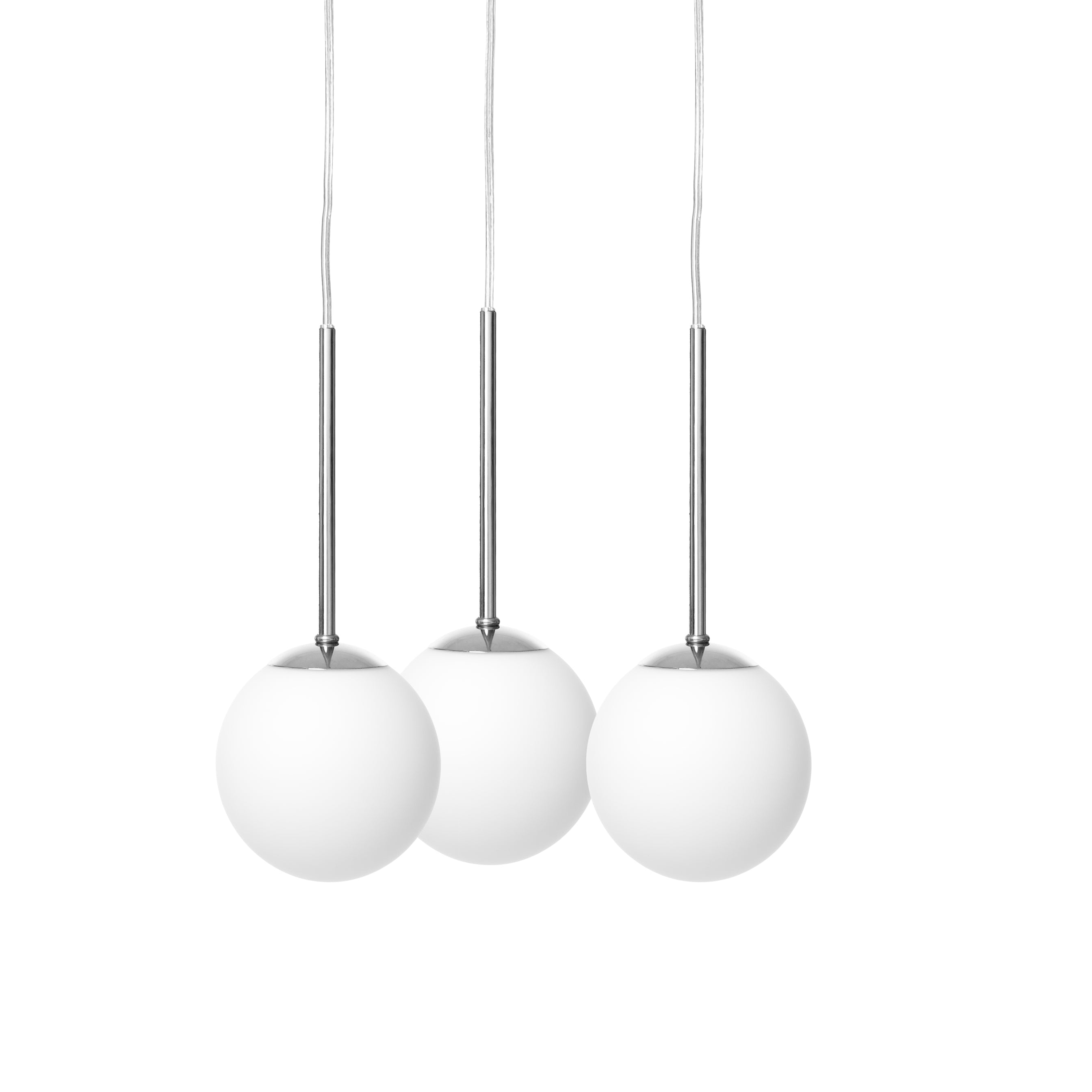 Lampa wisząca trzypunktowa LAMIA chrom