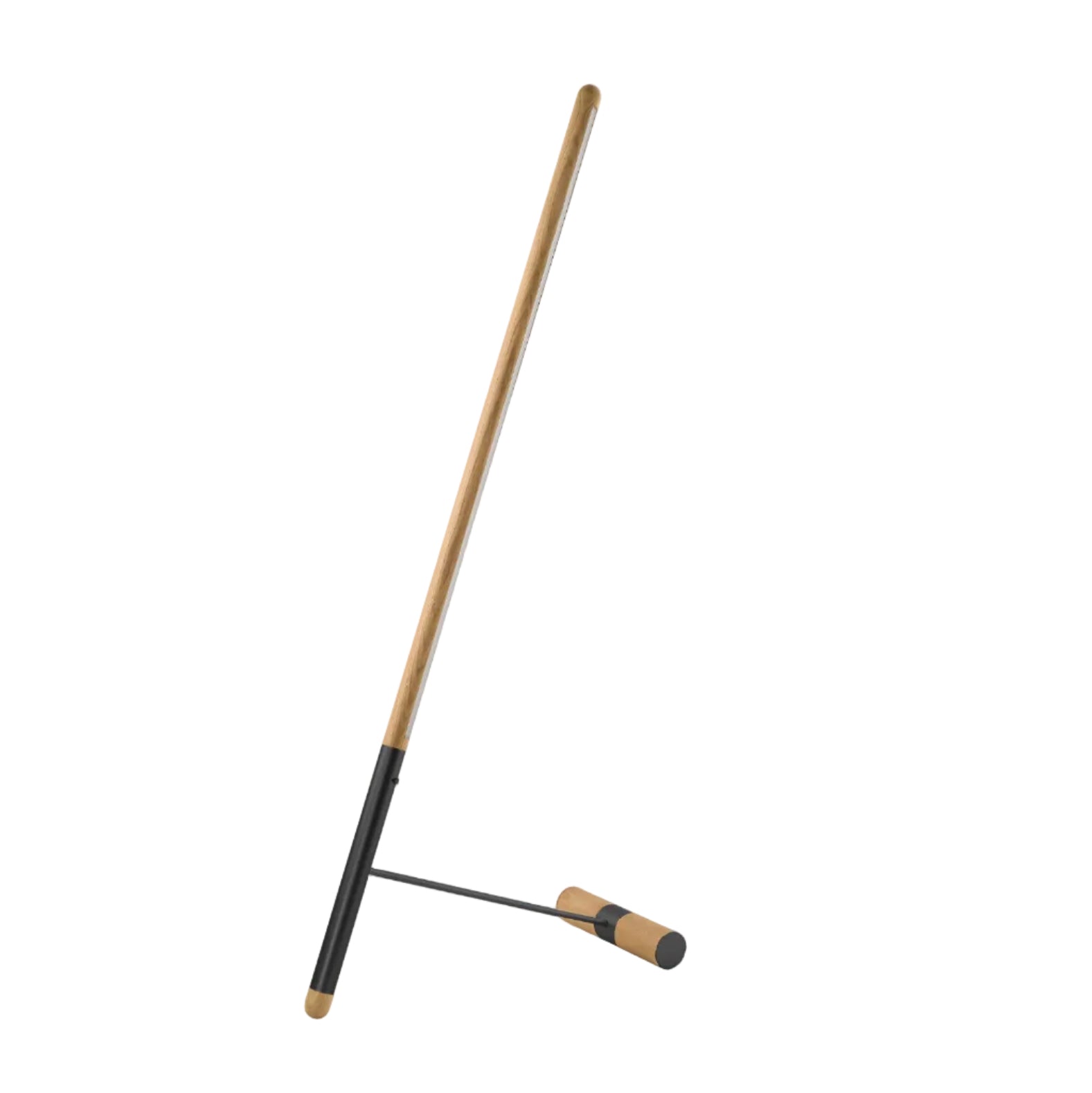 Stehlampe LINEA D aus Eichenholz mit grafitfarbener Oberfläche