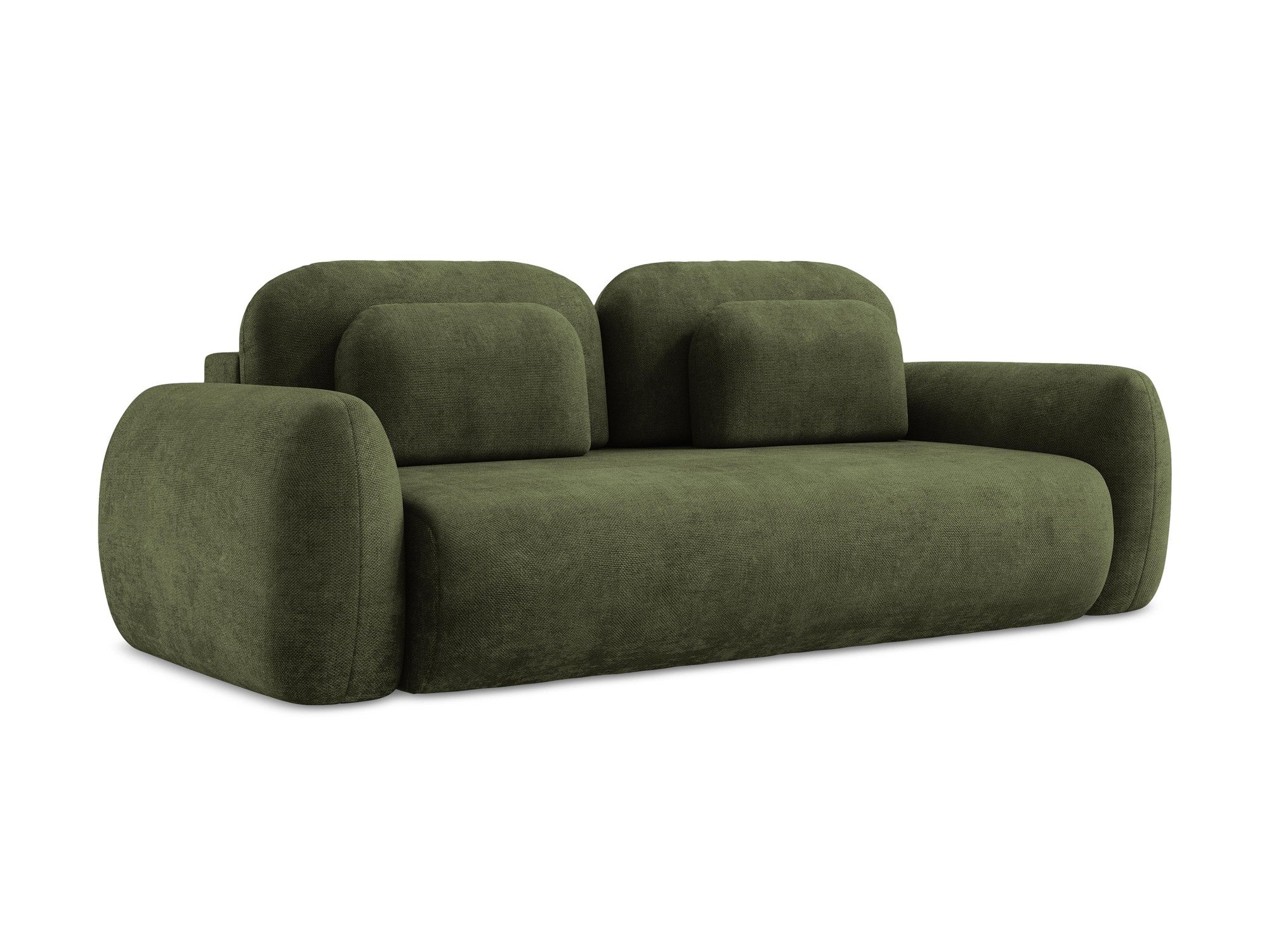 3-Seater Sofa with Sleeping Function LOHI Olive Chenille