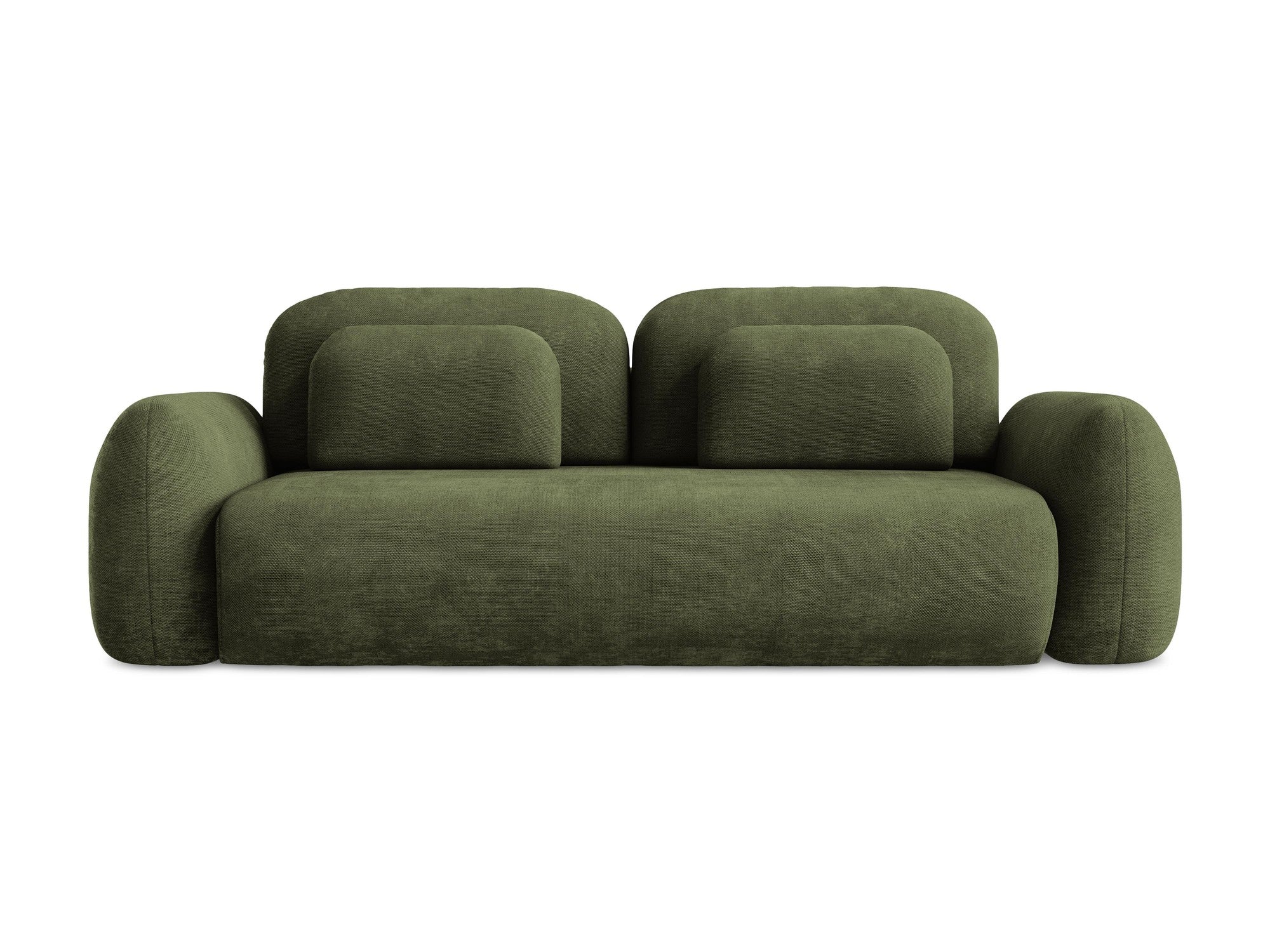 3-Seater Sofa with Sleeping Function LOHI Olive Chenille