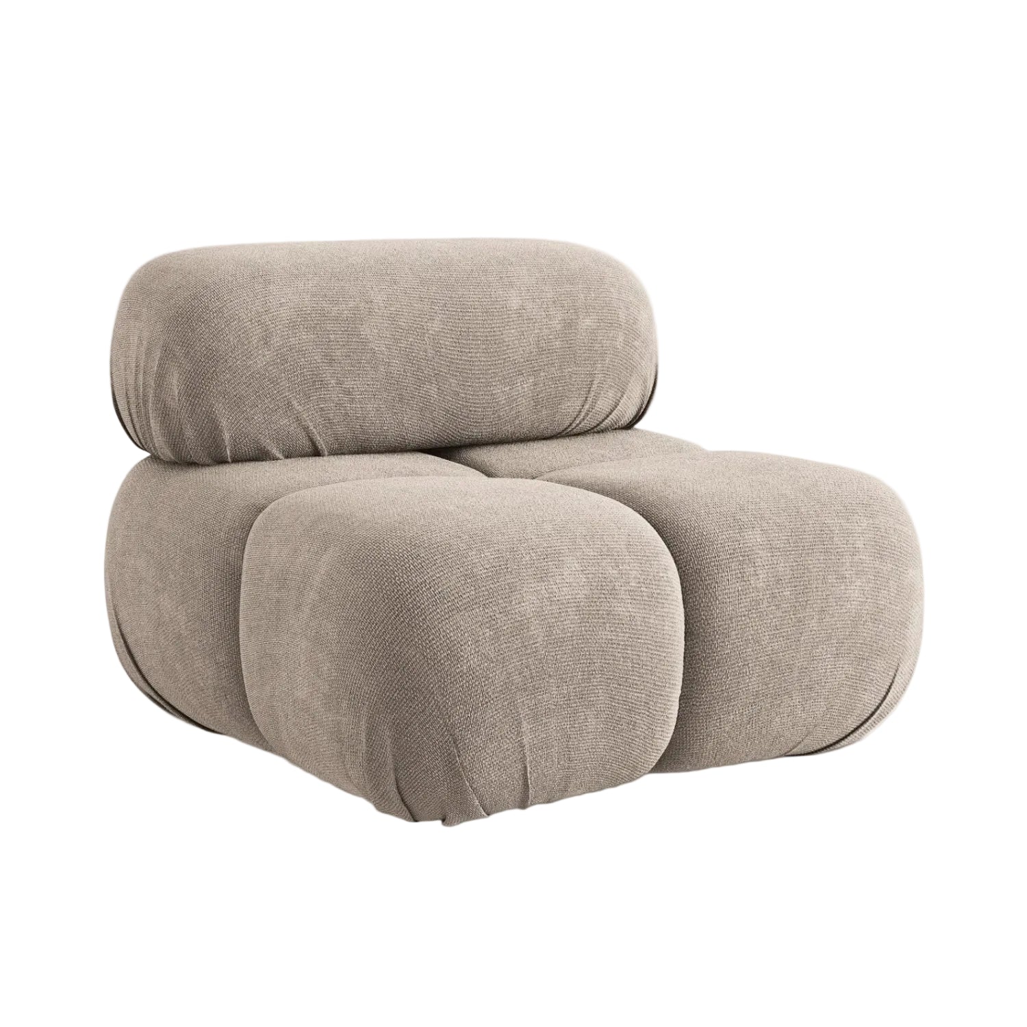 Sessel / Modul LOKUA dunkelbeige Chenille