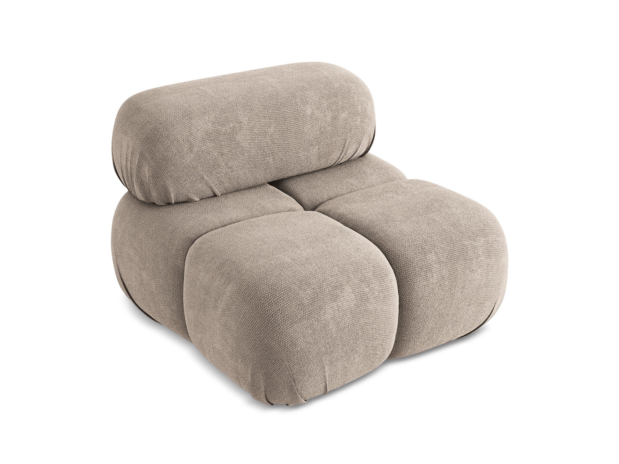 Sessel / Modul LOKUA dunkelbeige Chenille