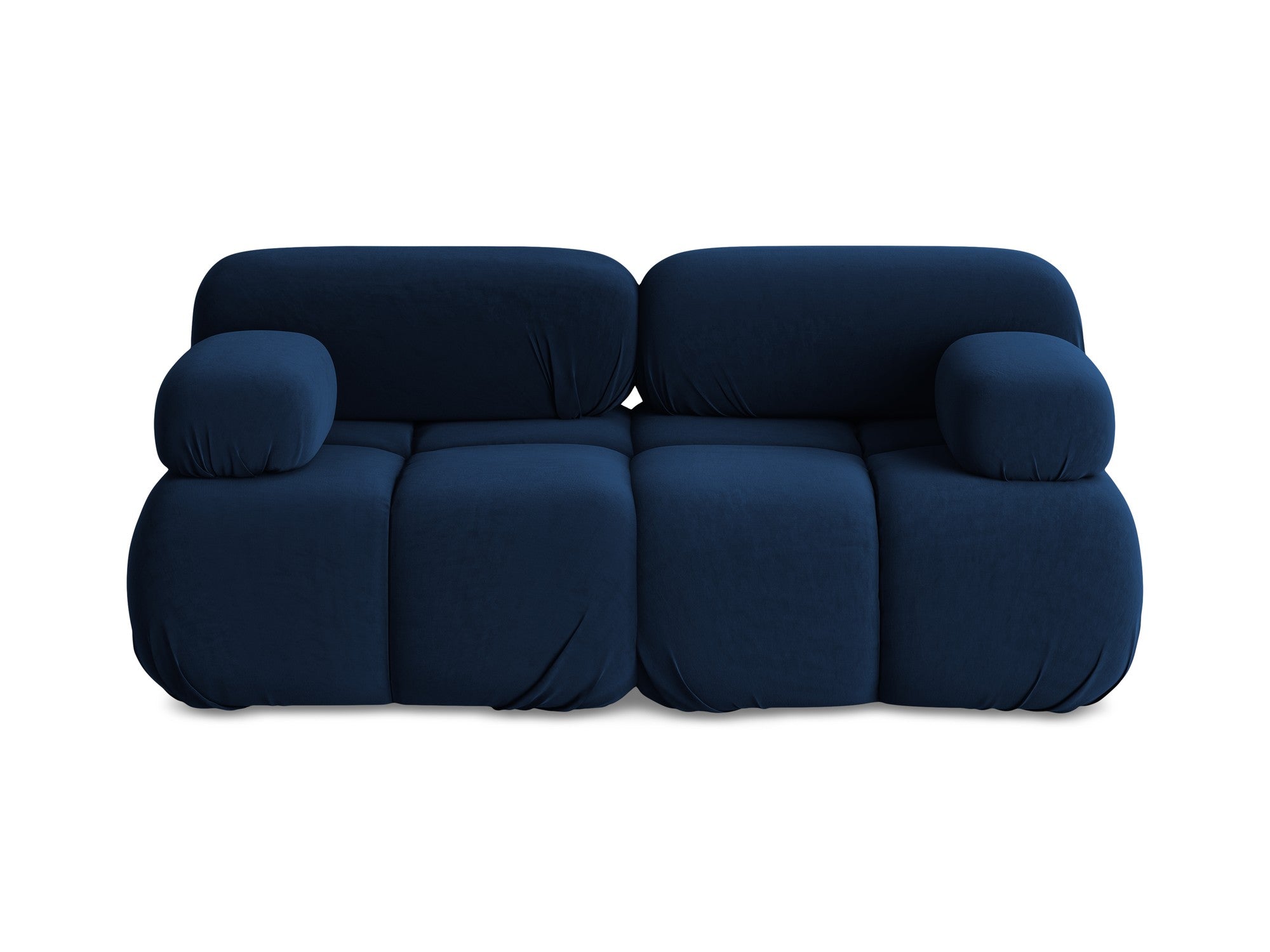 Sofa modulare aus Samt für 2 Personen LOKUA königsblau