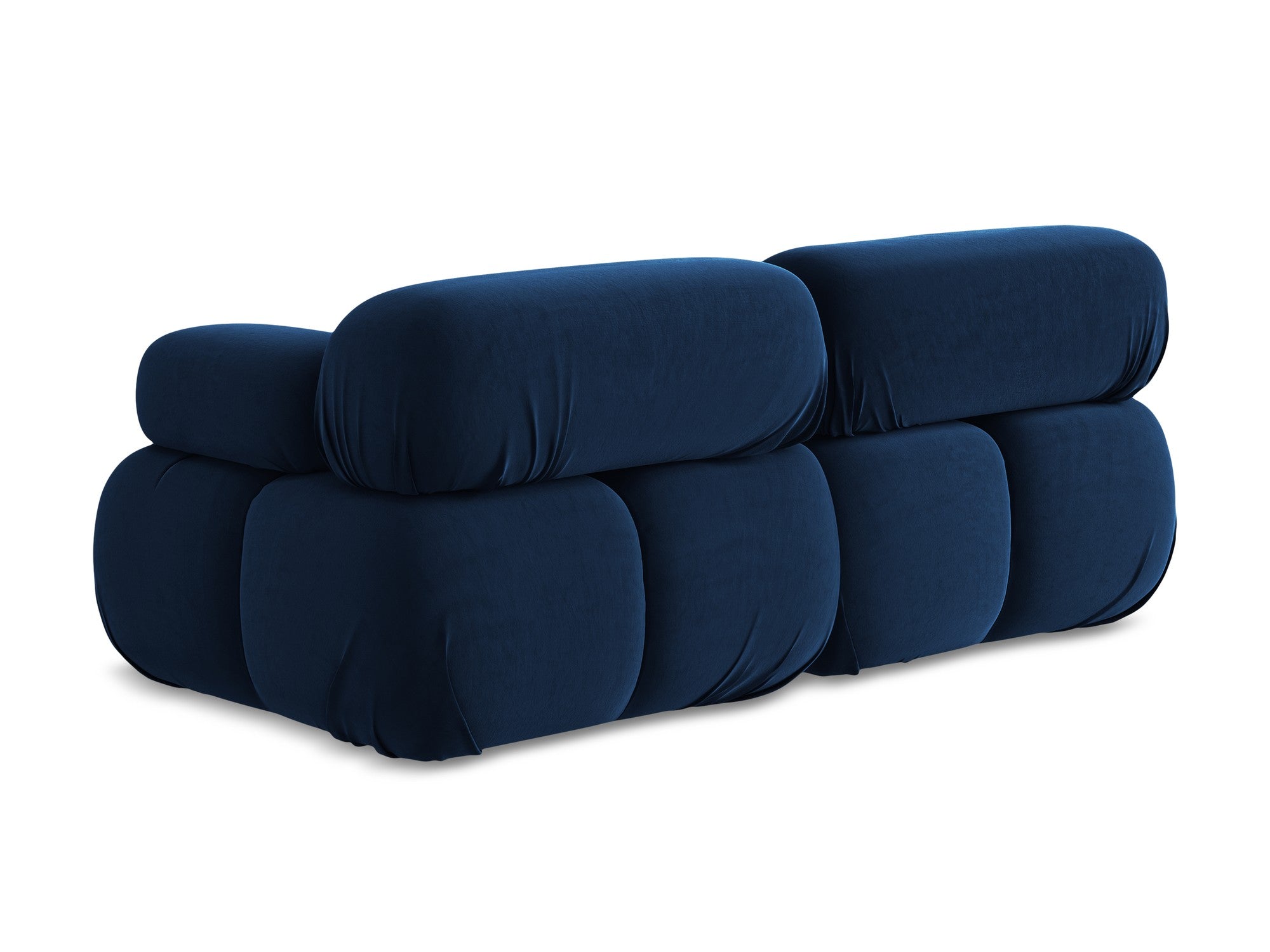 Sofa modulare aus Samt für 2 Personen LOKUA königsblau