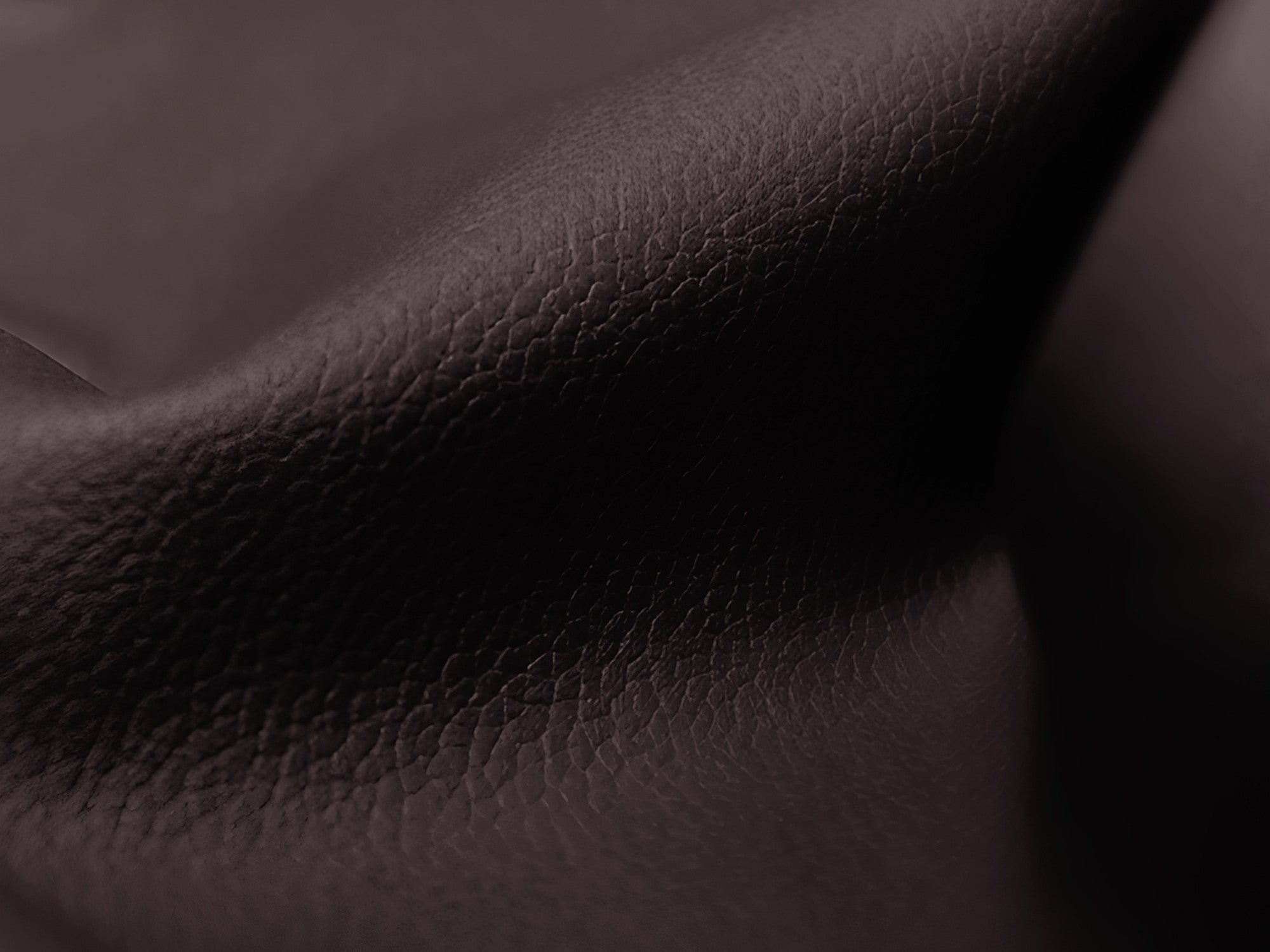 Sofa modułowa 2-osobowa LOKUA śliwkowa skóra ekologiczna