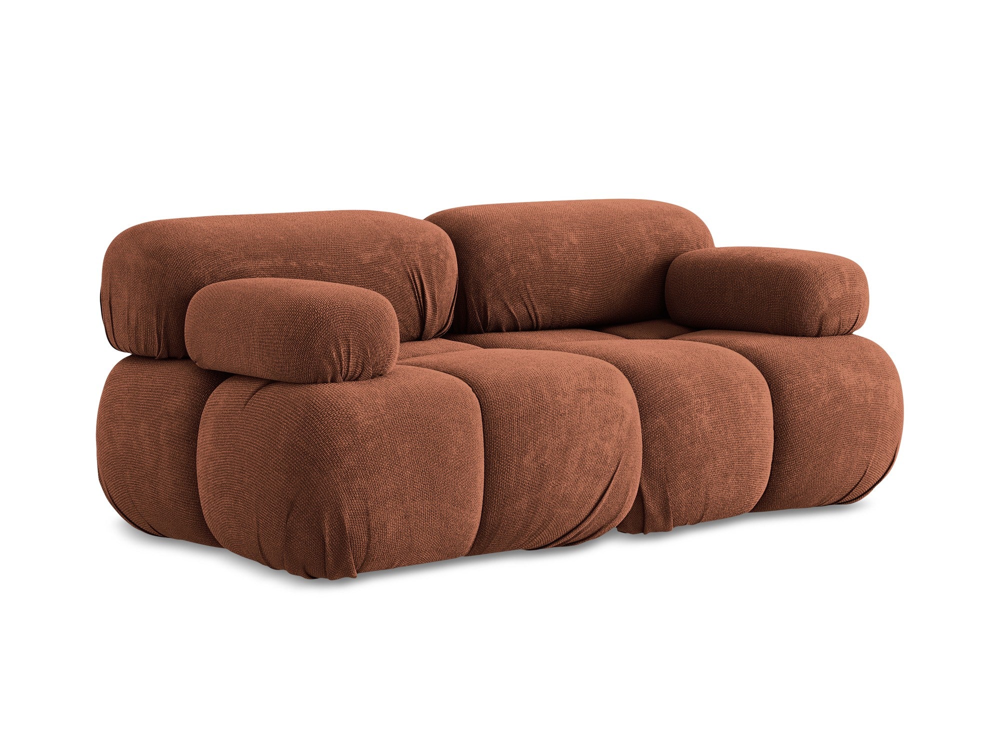 Sofa modułowa 2-osobowa LOKUA terakota szenil
