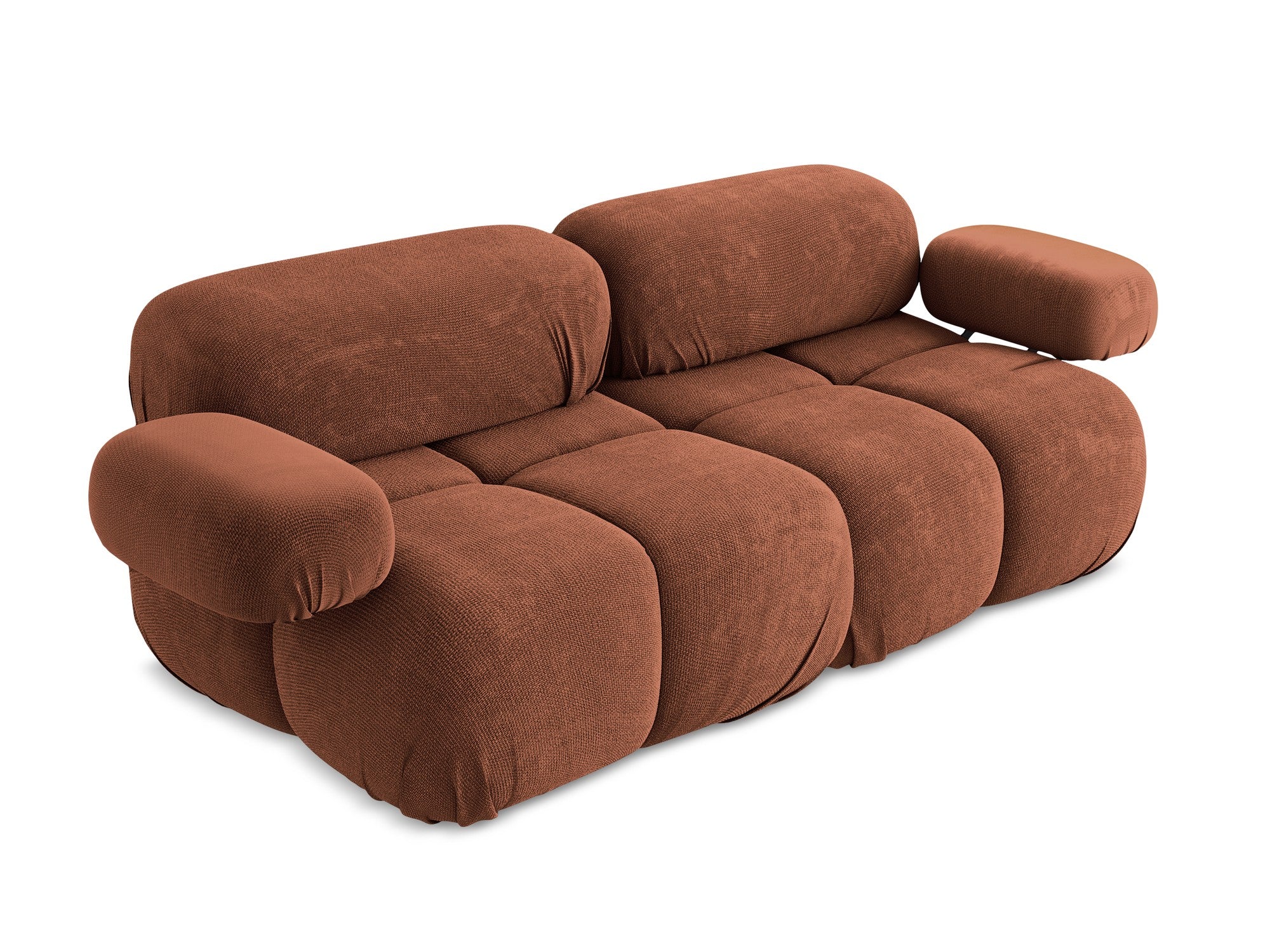 Sofa modułowa 2-osobowa LOKUA terakota szenil