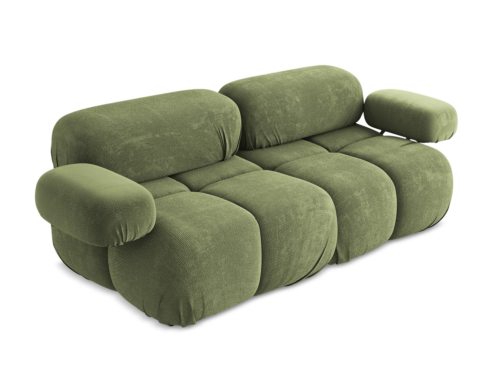 Sofa modułowa 2-osobowa LOKUA zielony szenil