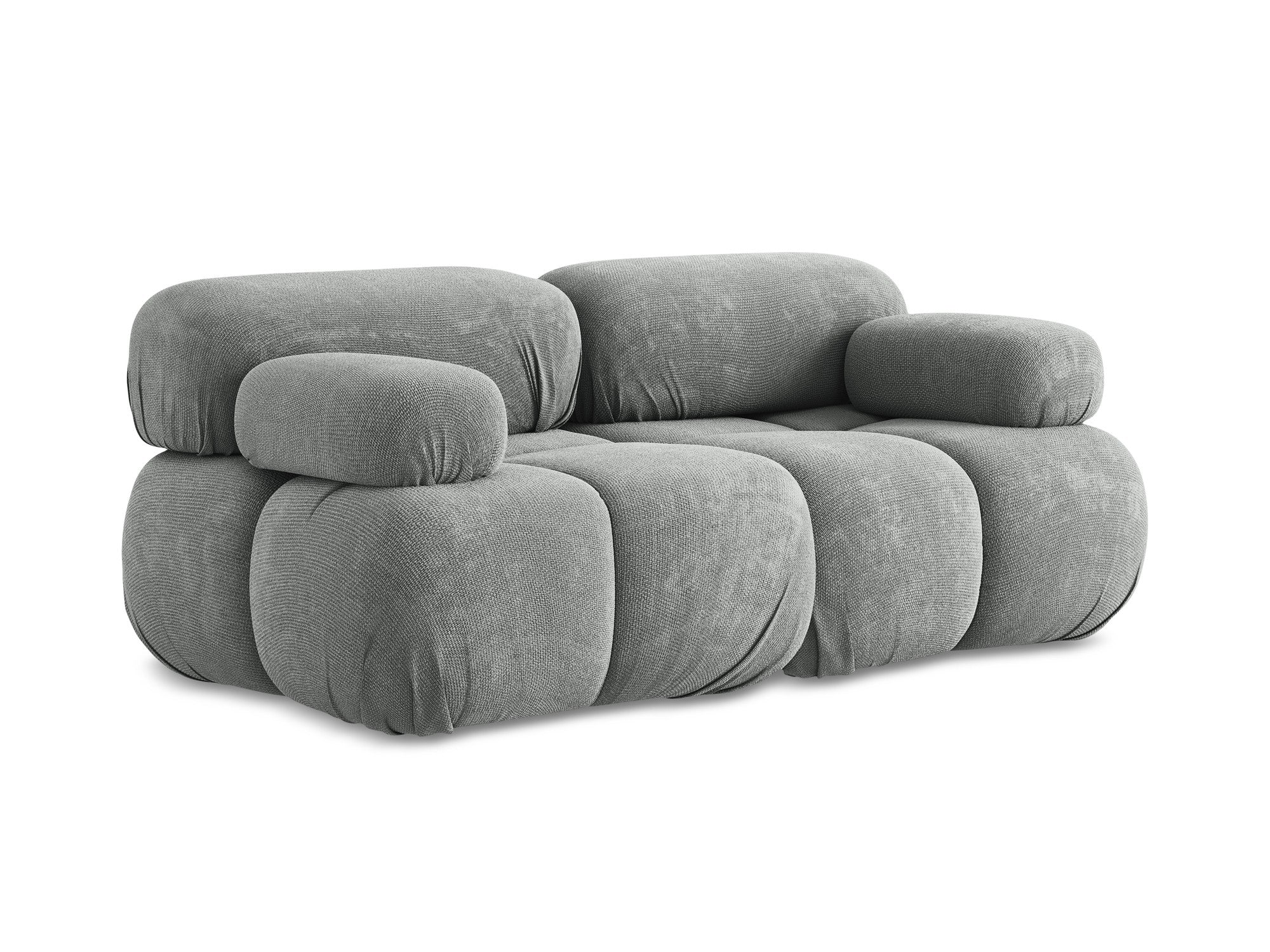 Sofa modułowa 2-osobowa LOKUA szary szenil