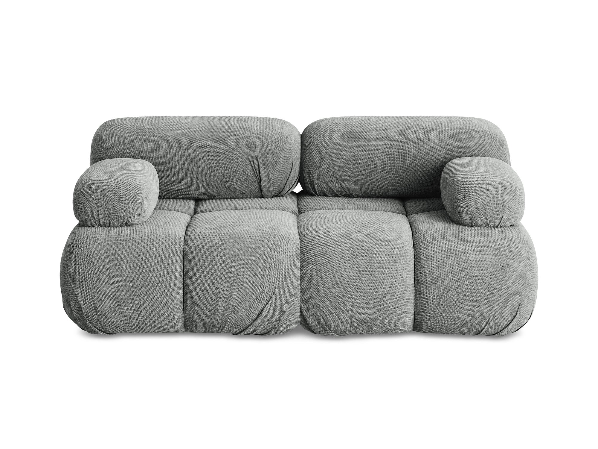 Sofa modułowa 2-osobowa LOKUA szary szenil