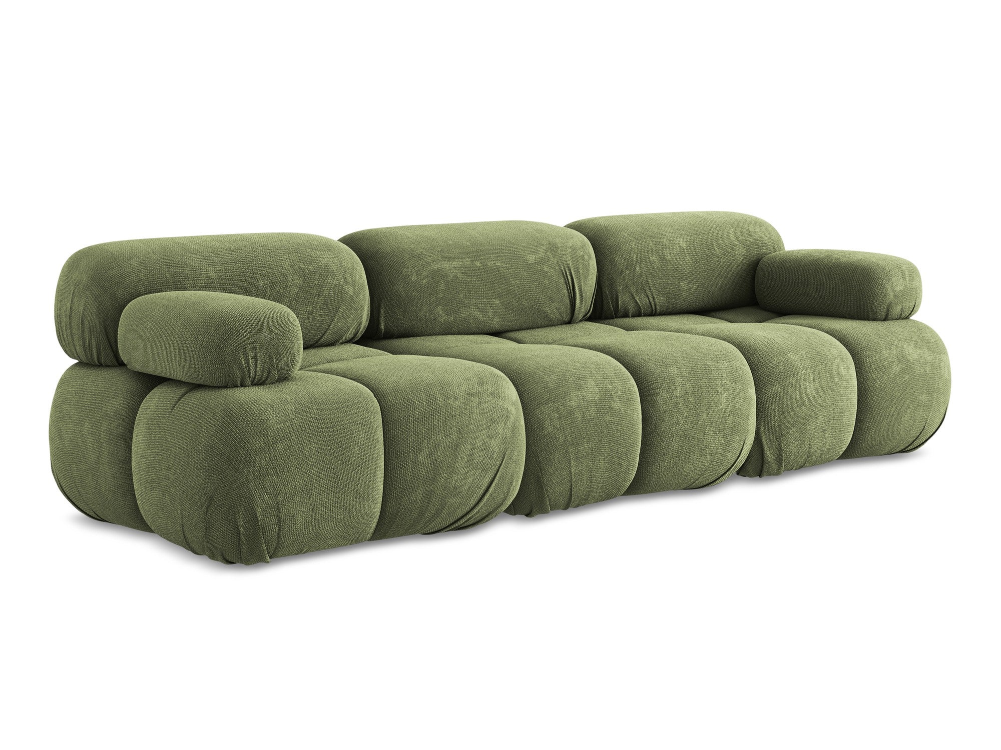 Sofa modułowa 3-osobowa LOKUA zielony szenil