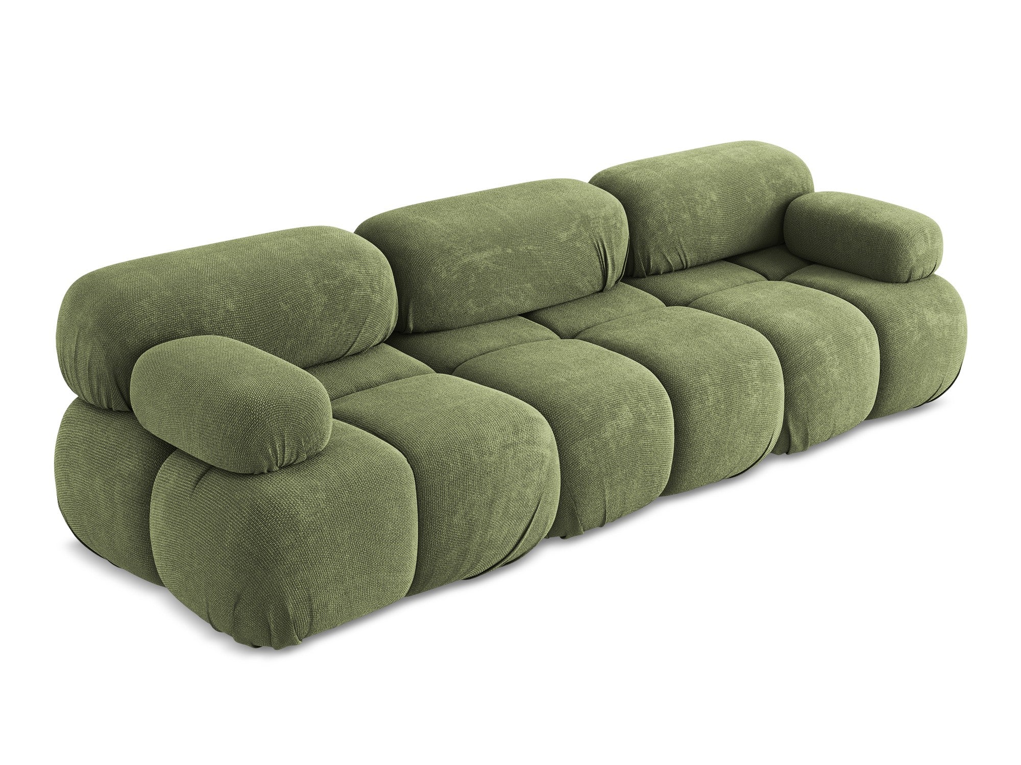 Sofa modułowa 3-osobowa LOKUA zielony szenil