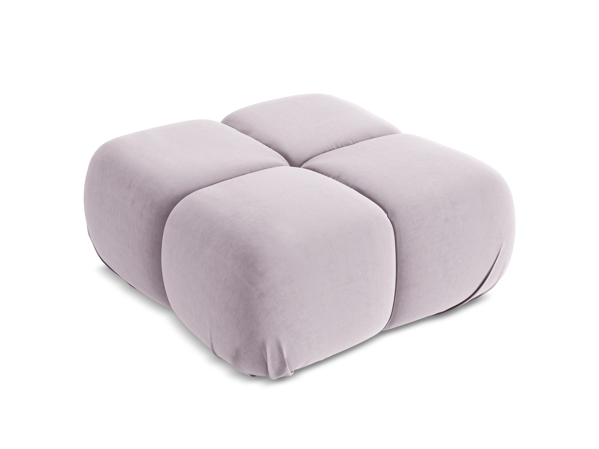Pouf / velvet module LOKUA lavender
