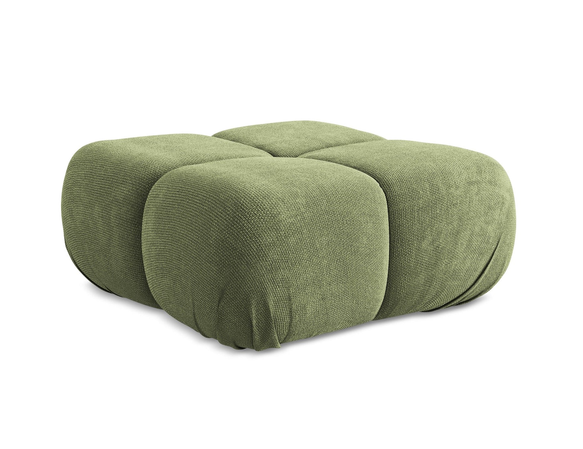 Hocker / Modul LOKUA grüner Chenille