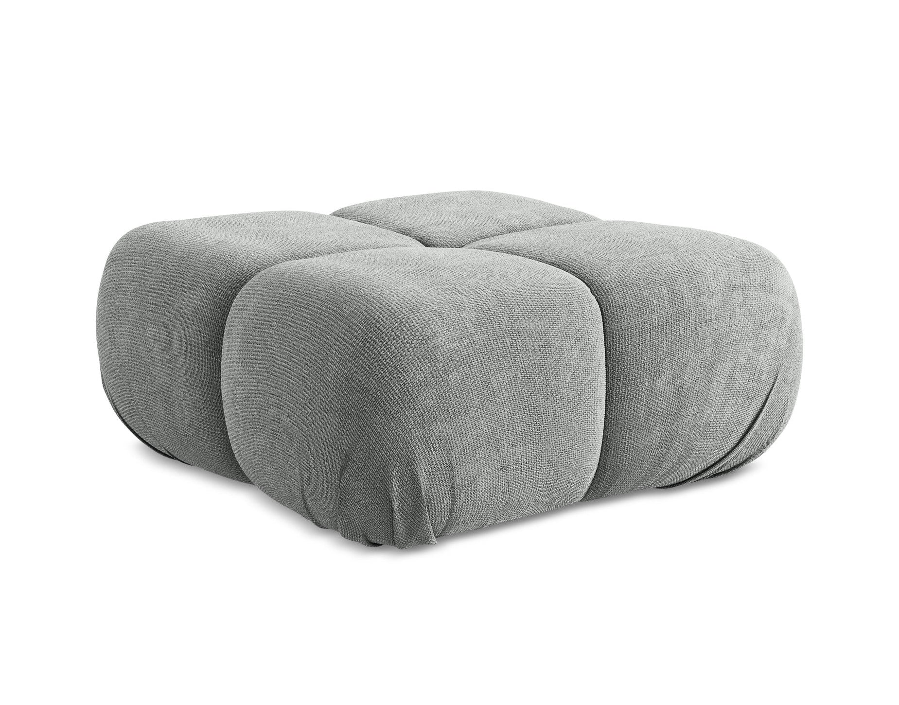Hocker / Modul LOKUA graues Chenille