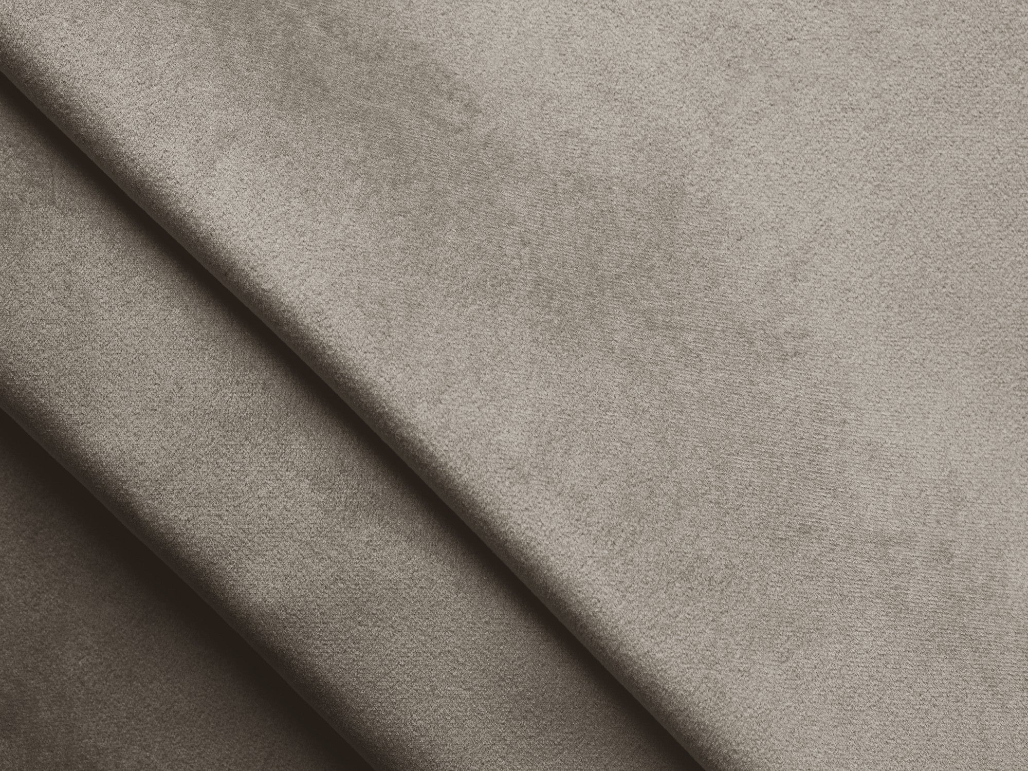 Modularer Samt-Ecksofa rechts LOKUA taupe