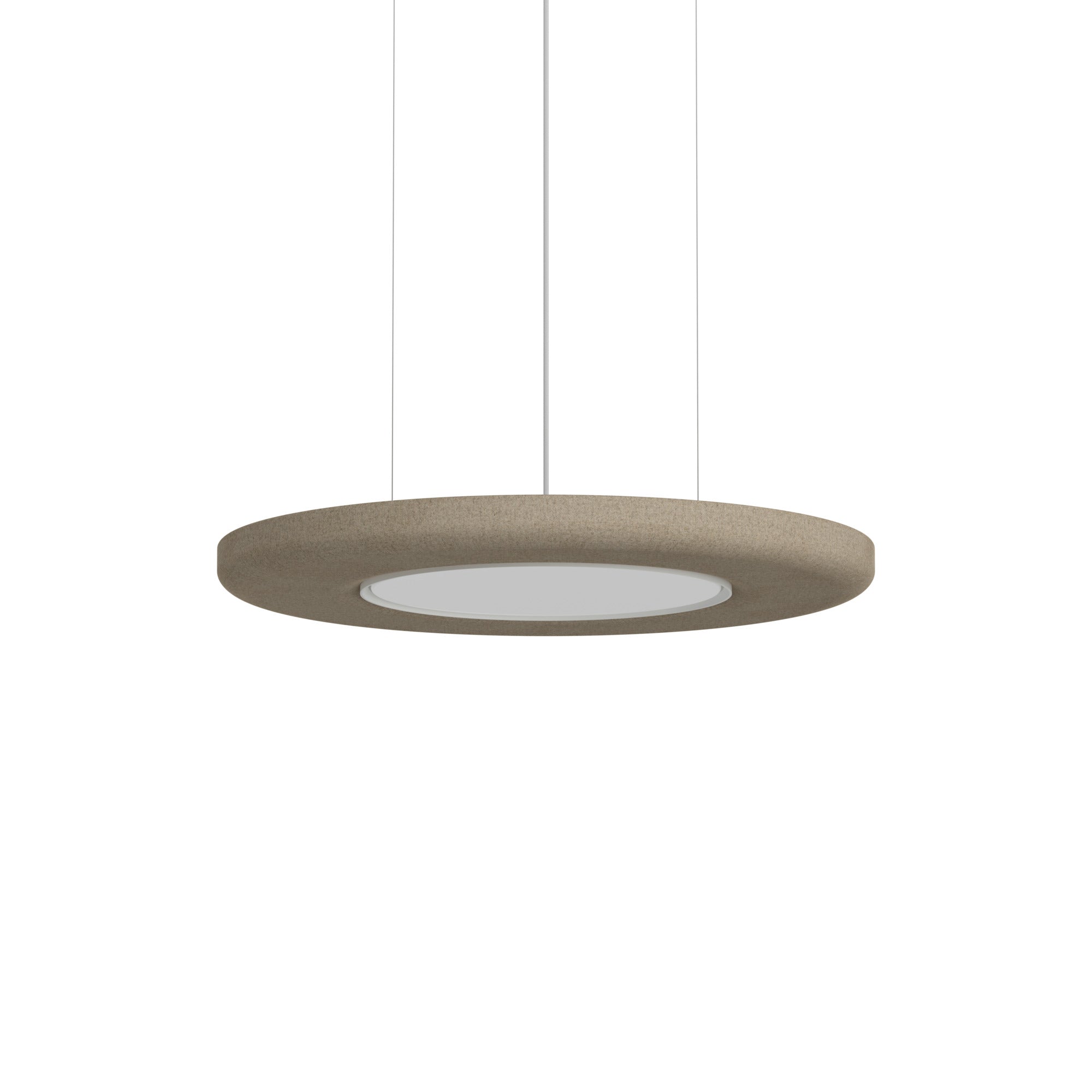 Pendant lamp LP SLIM ACOUSTIC white edge