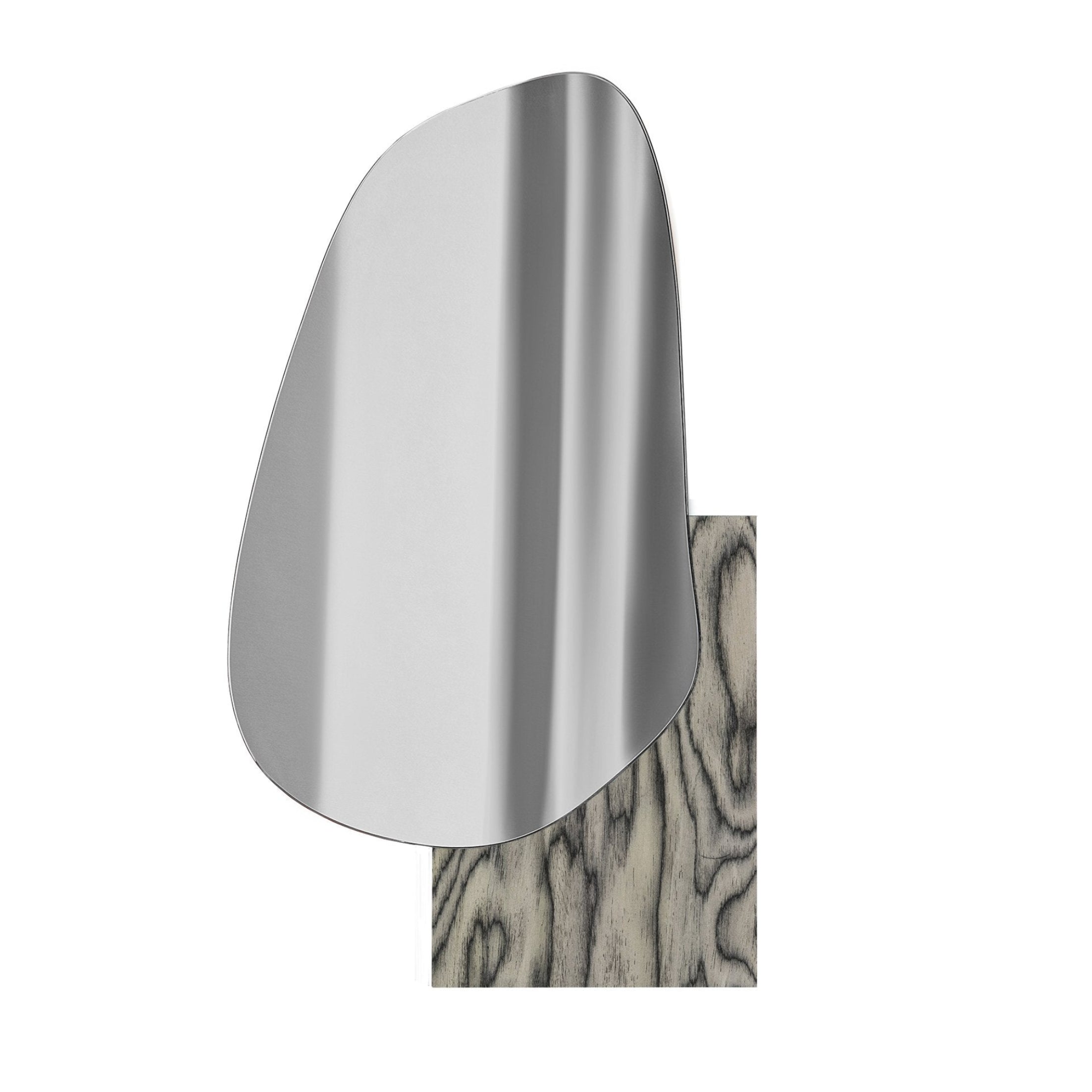 Lustro LAKE 3 ALPI grau Holzfurnier