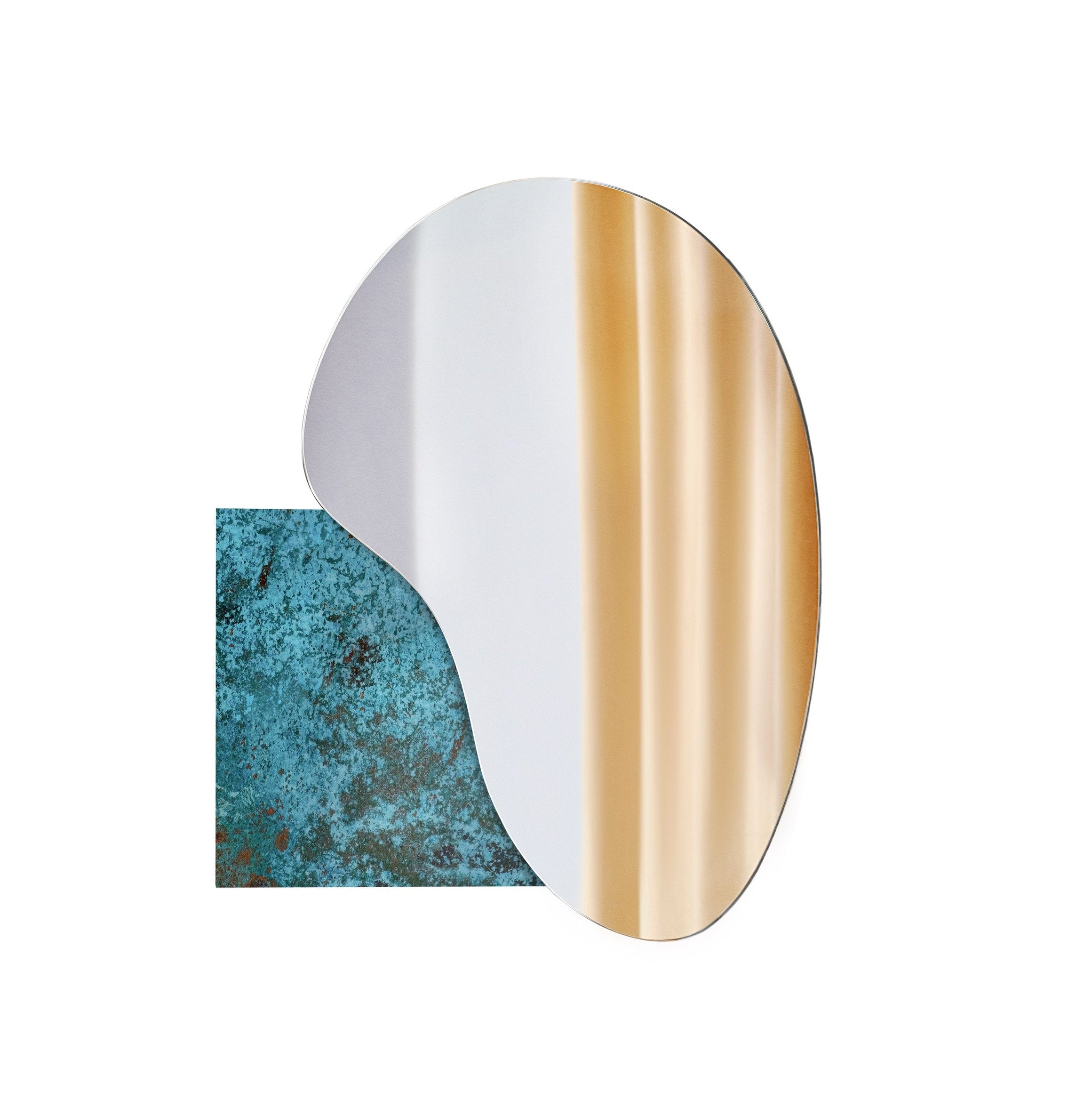 Lustro LAKE 4 - LIMITED EDITION oksydowana miedź