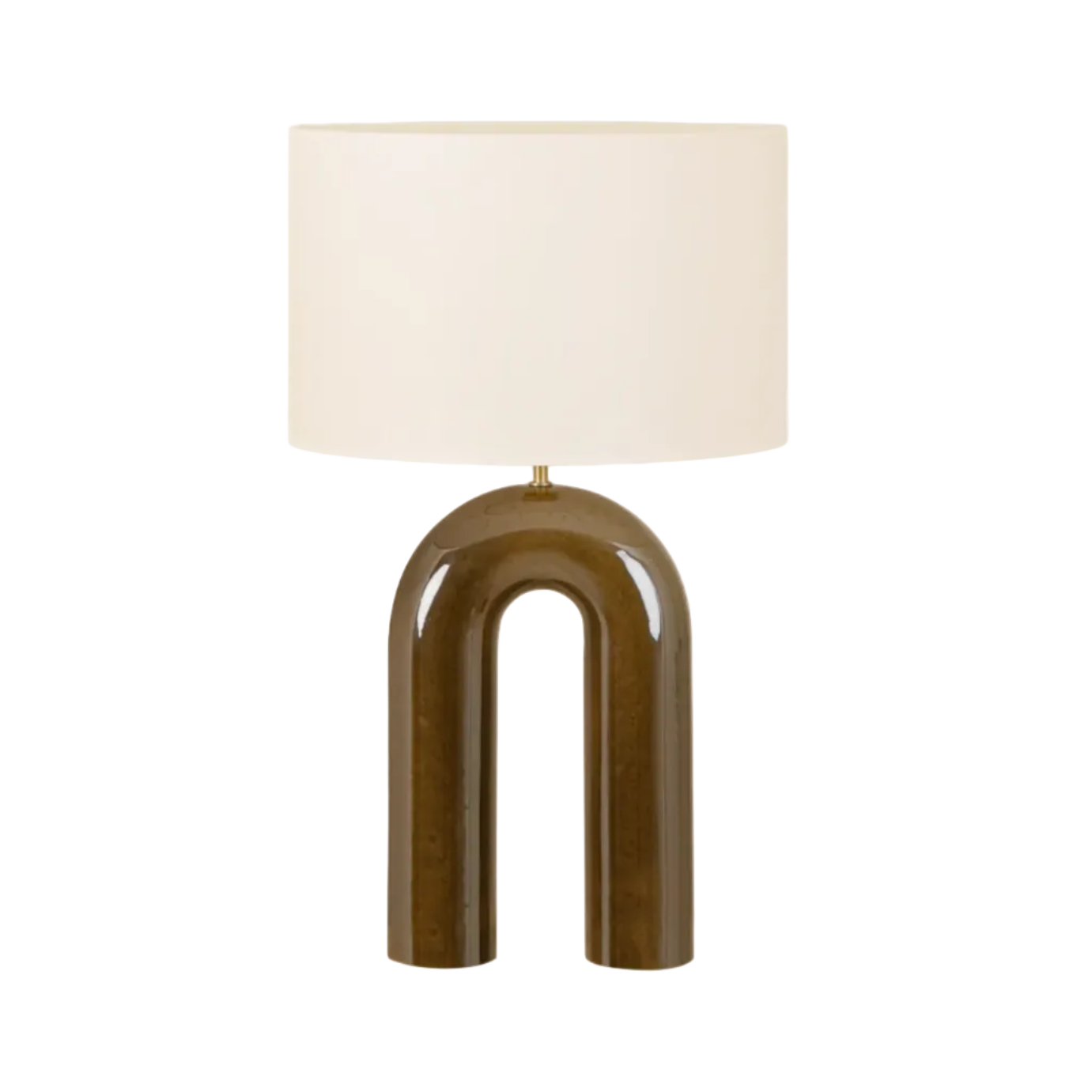 Lampa stołowa ceramiczna ARKO zielony