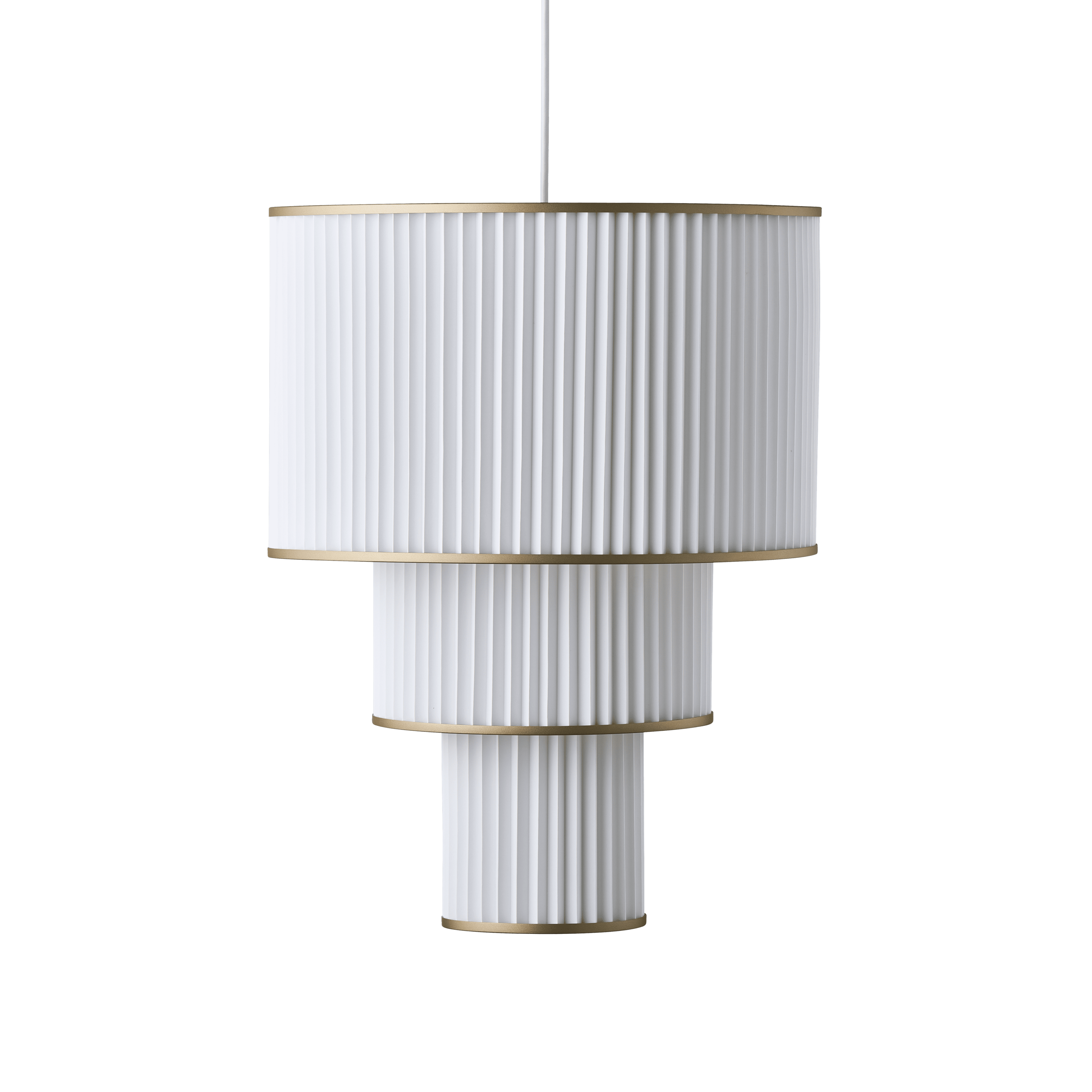 Hanging Lamp MODEL 112 PLIVELLO white with gold
