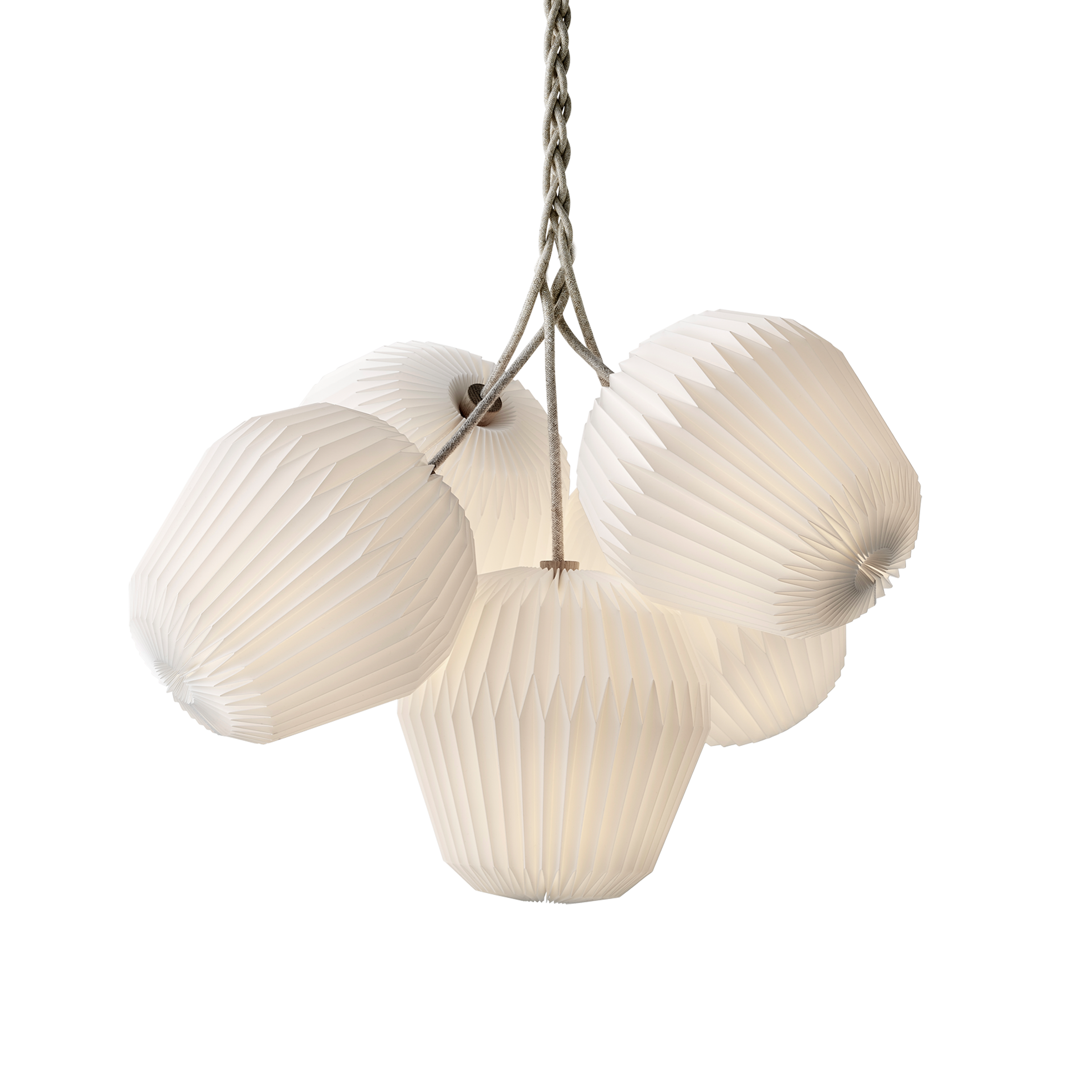 Kronleuchter BOUQUET 5 weiß