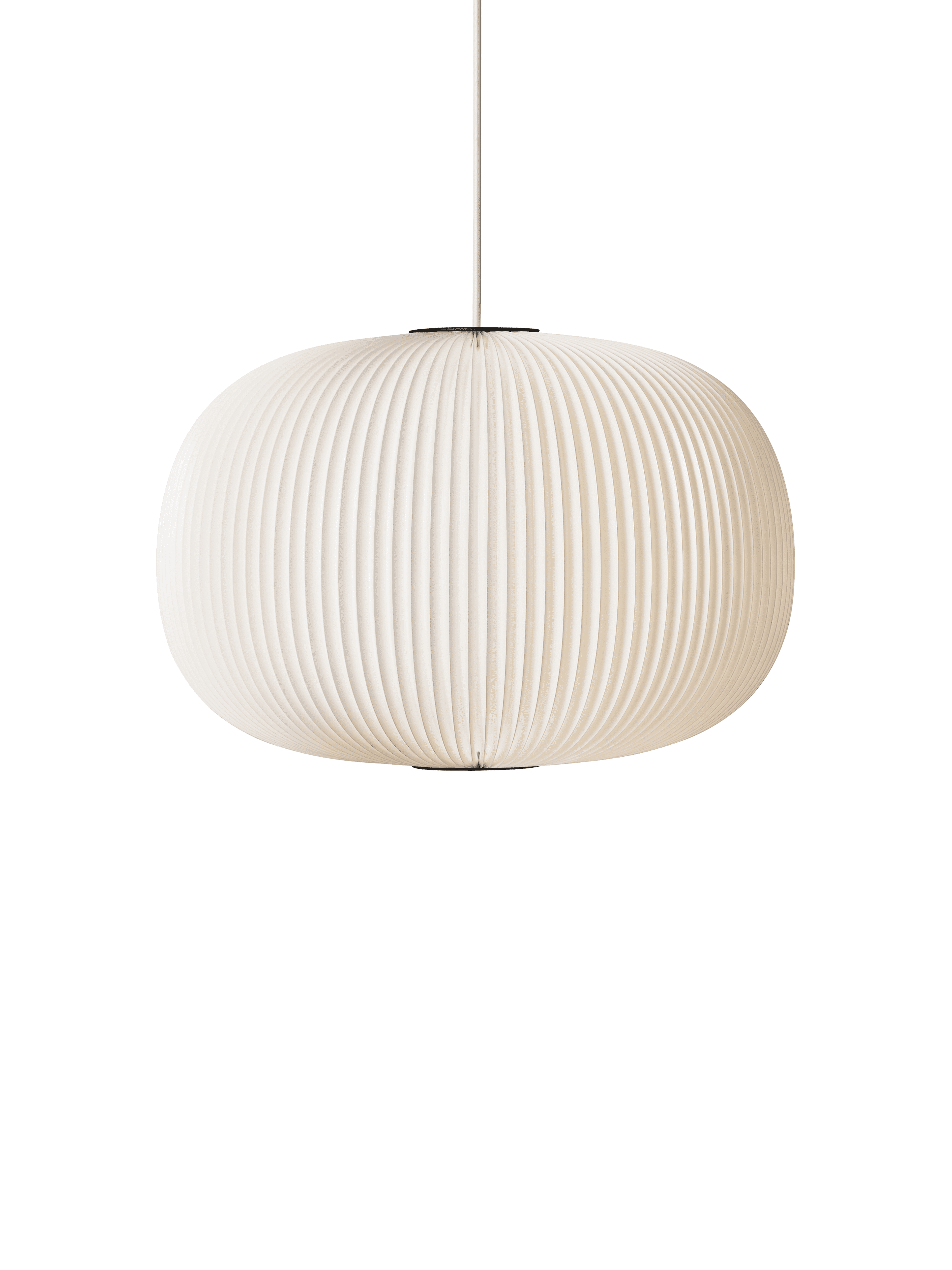 Lampa wisząca MODEL 132 LAMELLA 1 biały z czarnym wykończeniem