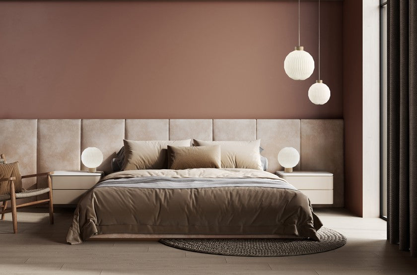 Lampa stołowa MODEL 375 biały z jasną dębową podstawą