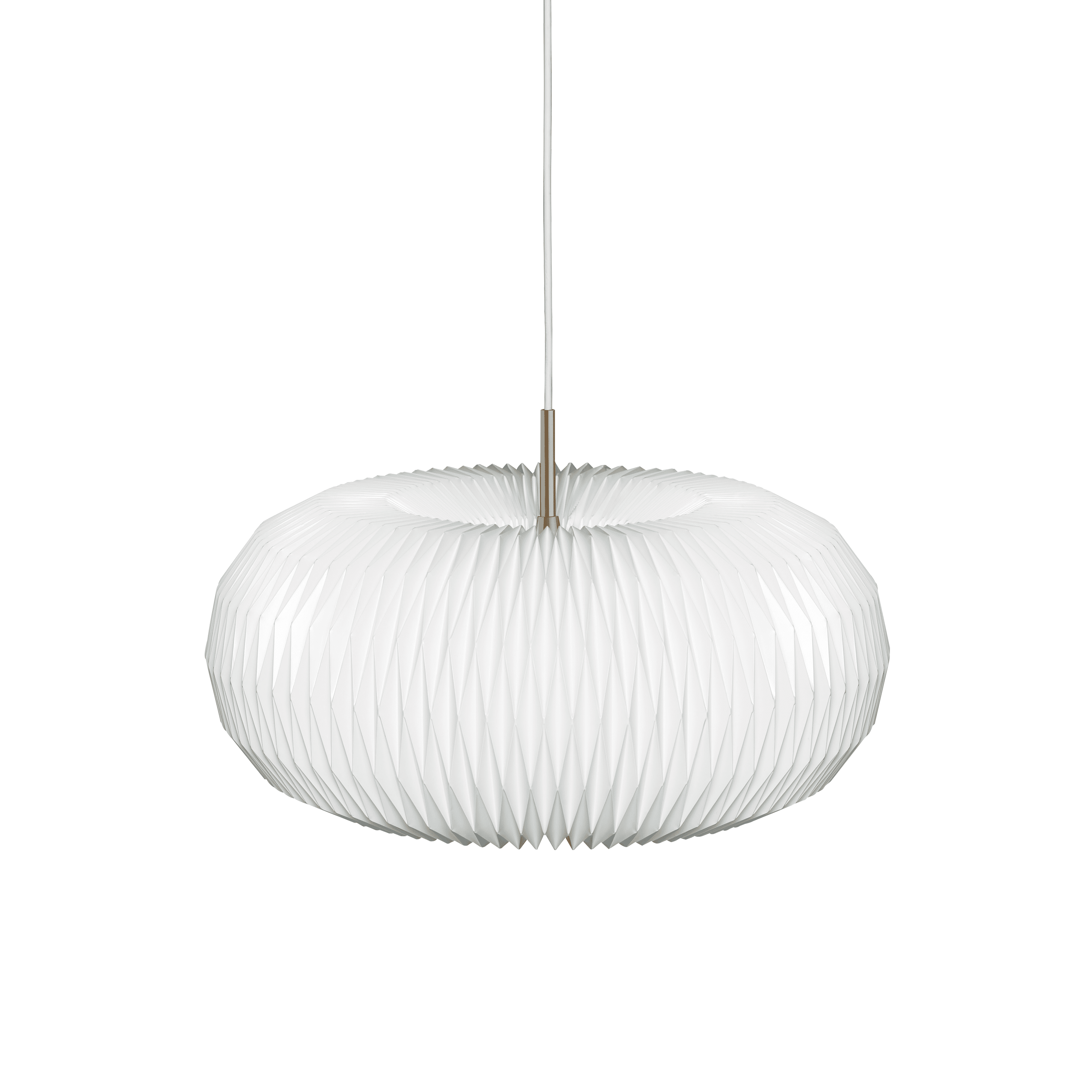 Hanging Lamp MODEL 195 DONUT white with gold