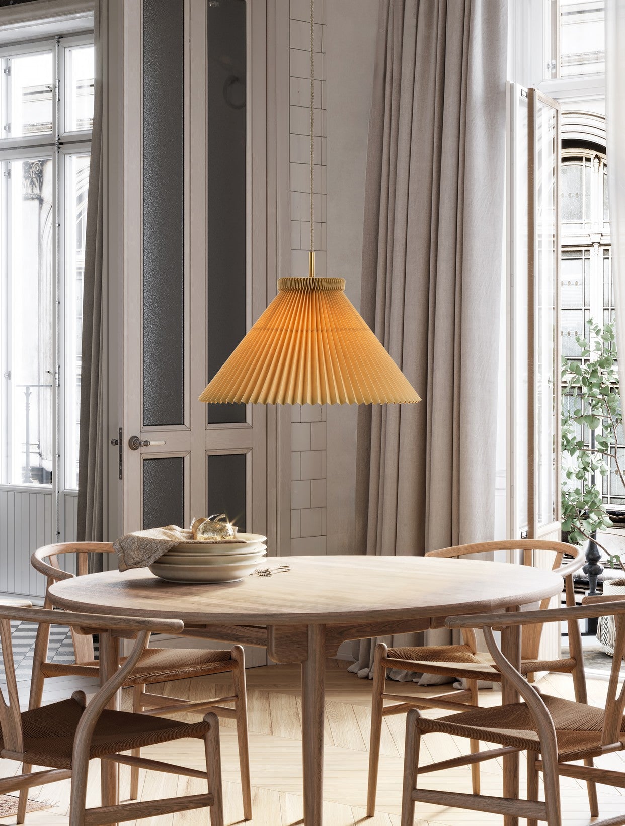 Lampa wisząca MODEL 1 maślany