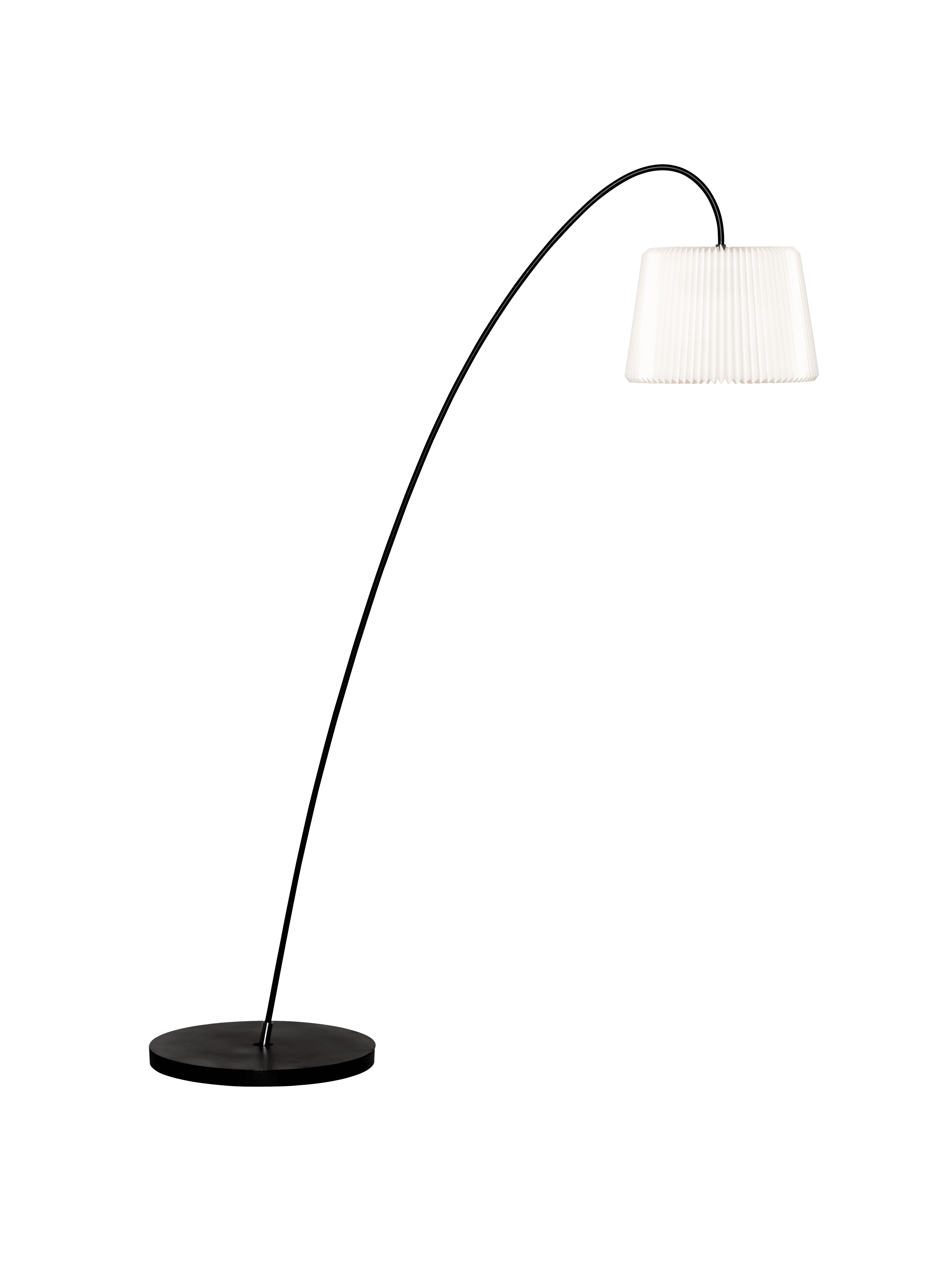 Lampa podłogowa MODEL 320 SNOWDROP biały z czarną podstawą