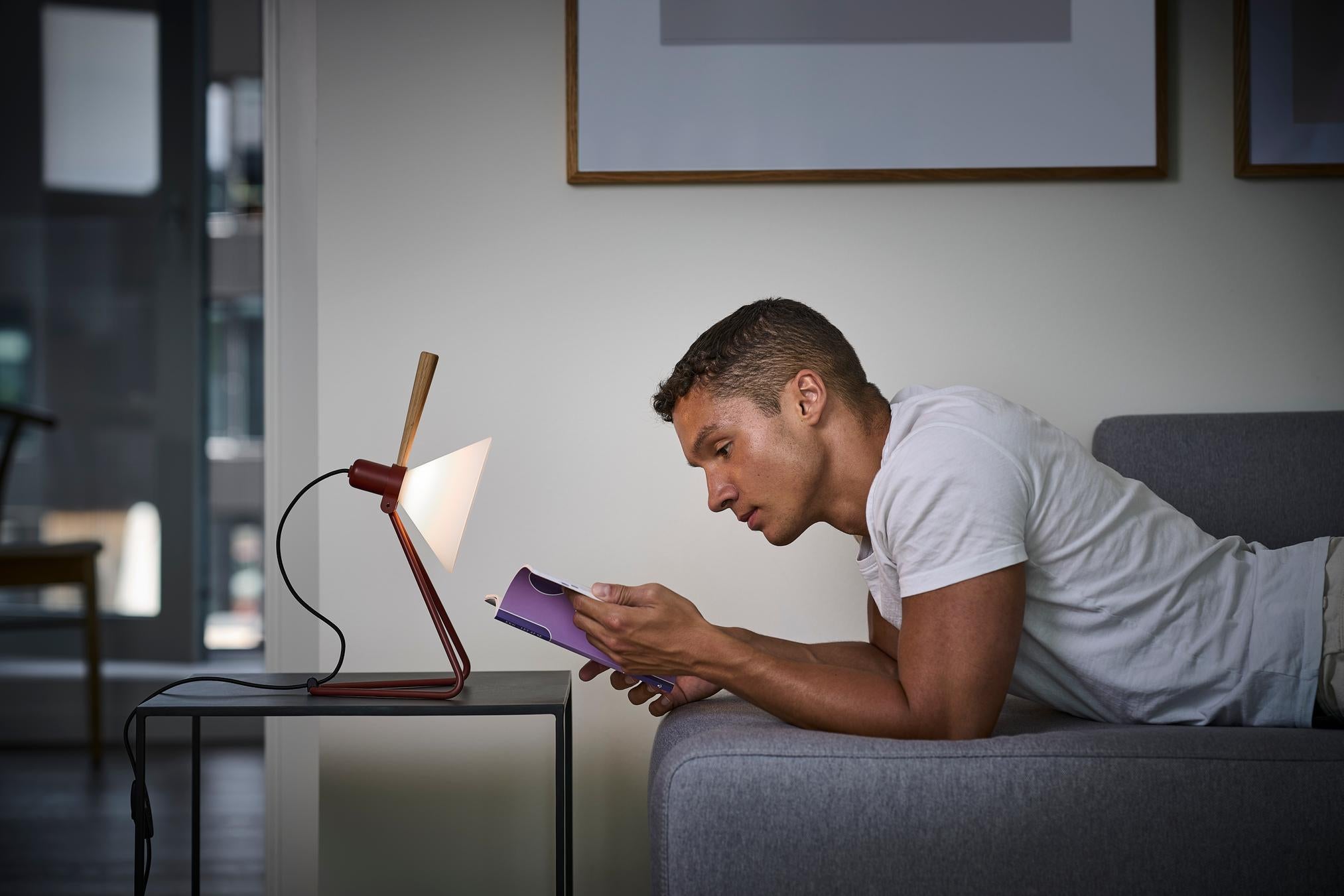 Lampa stołowa MODEL 356 SPOT czerwony