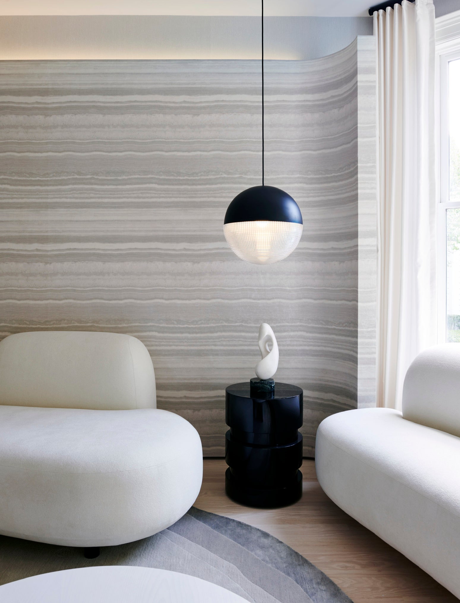 Lampa wisząca LENS FLAIR matowy czarny