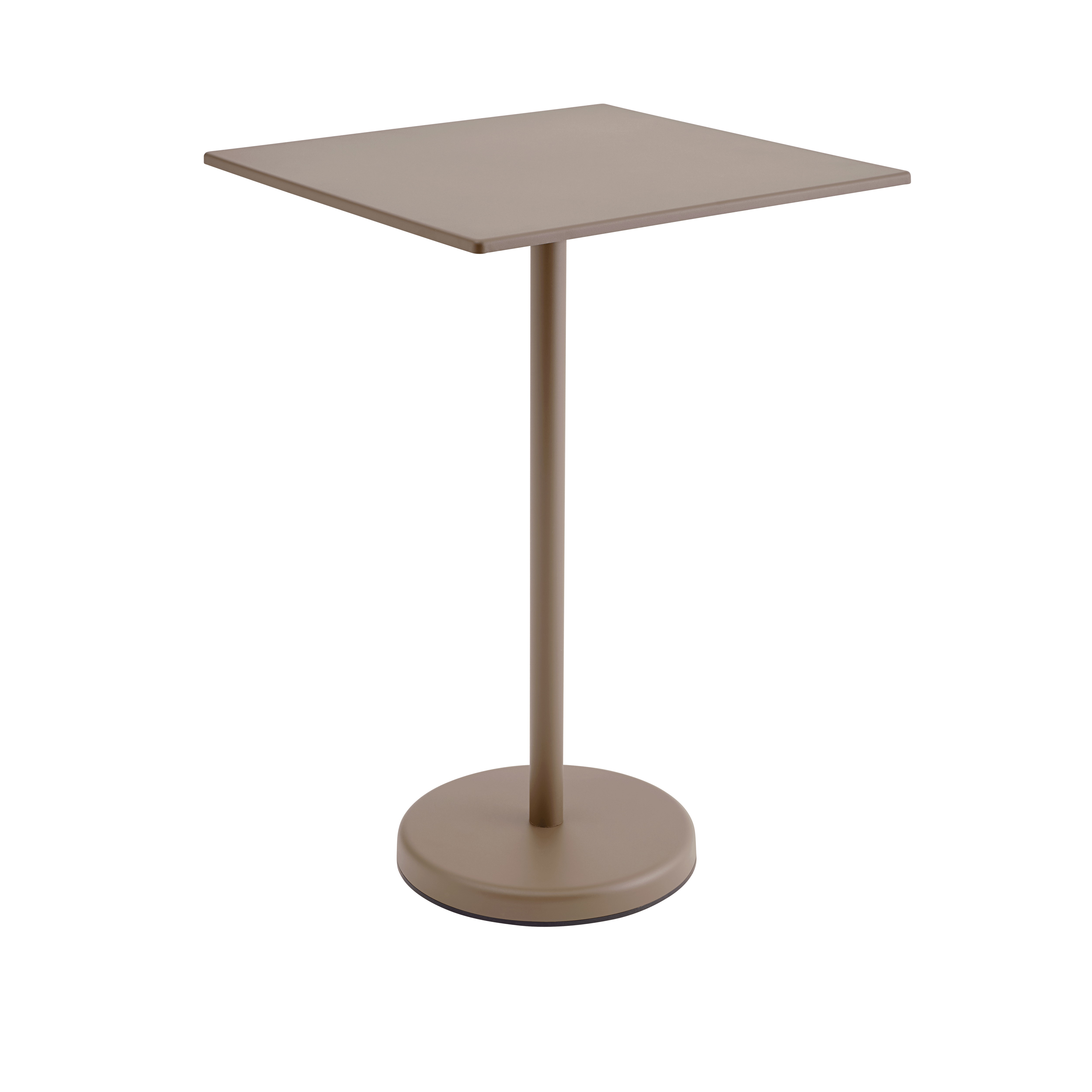 Stół barowy zewnętrzny LINEAR taupe stal